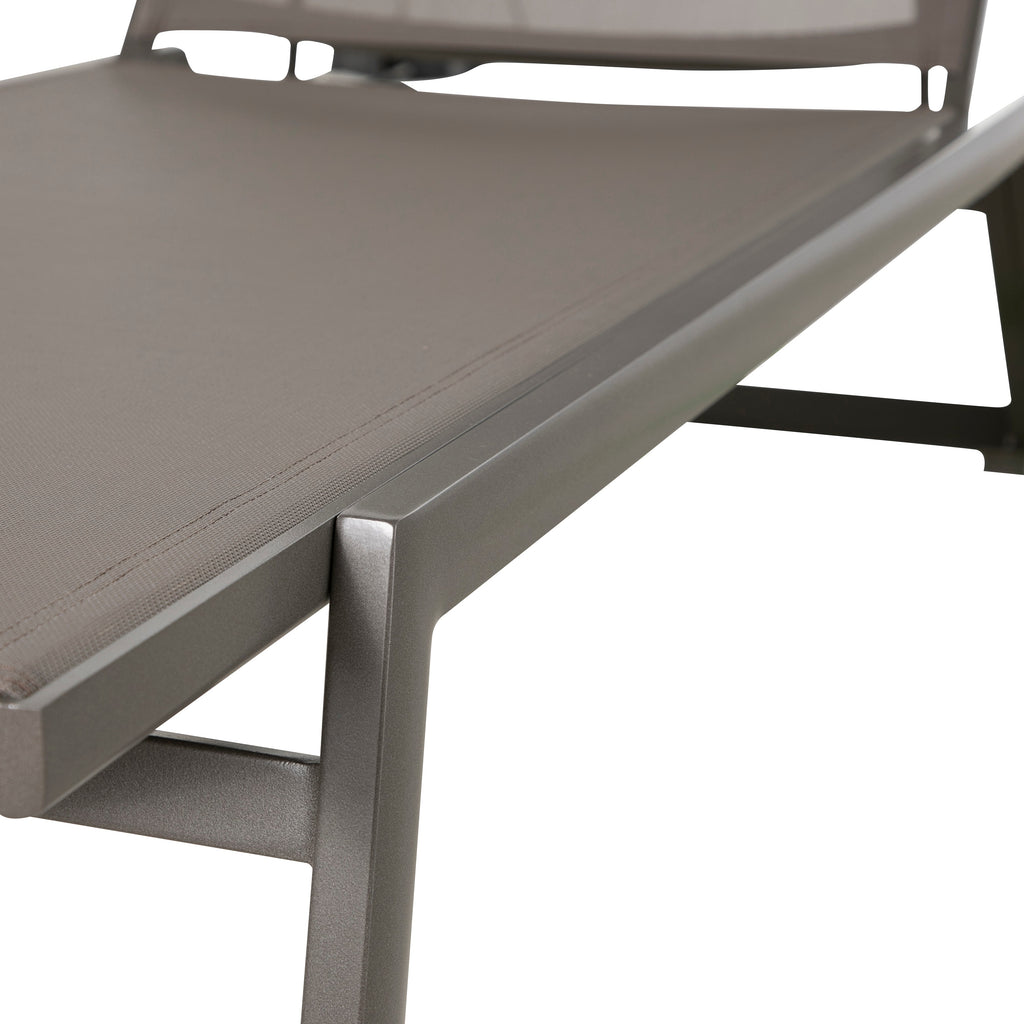 Salem Sling Outdoor Armless Chaise Lounge