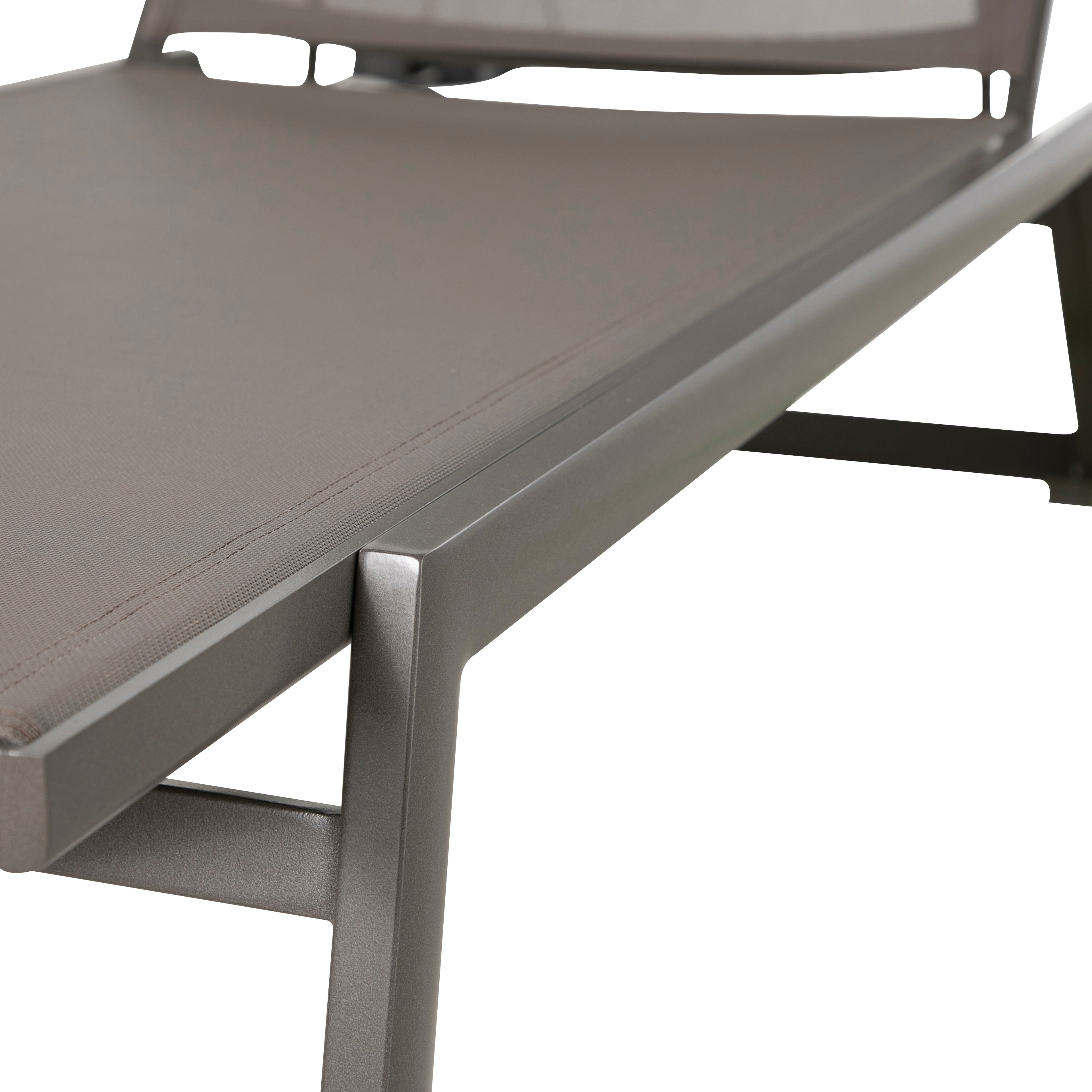 Salem Sling Outdoor Armless Chaise Lounge