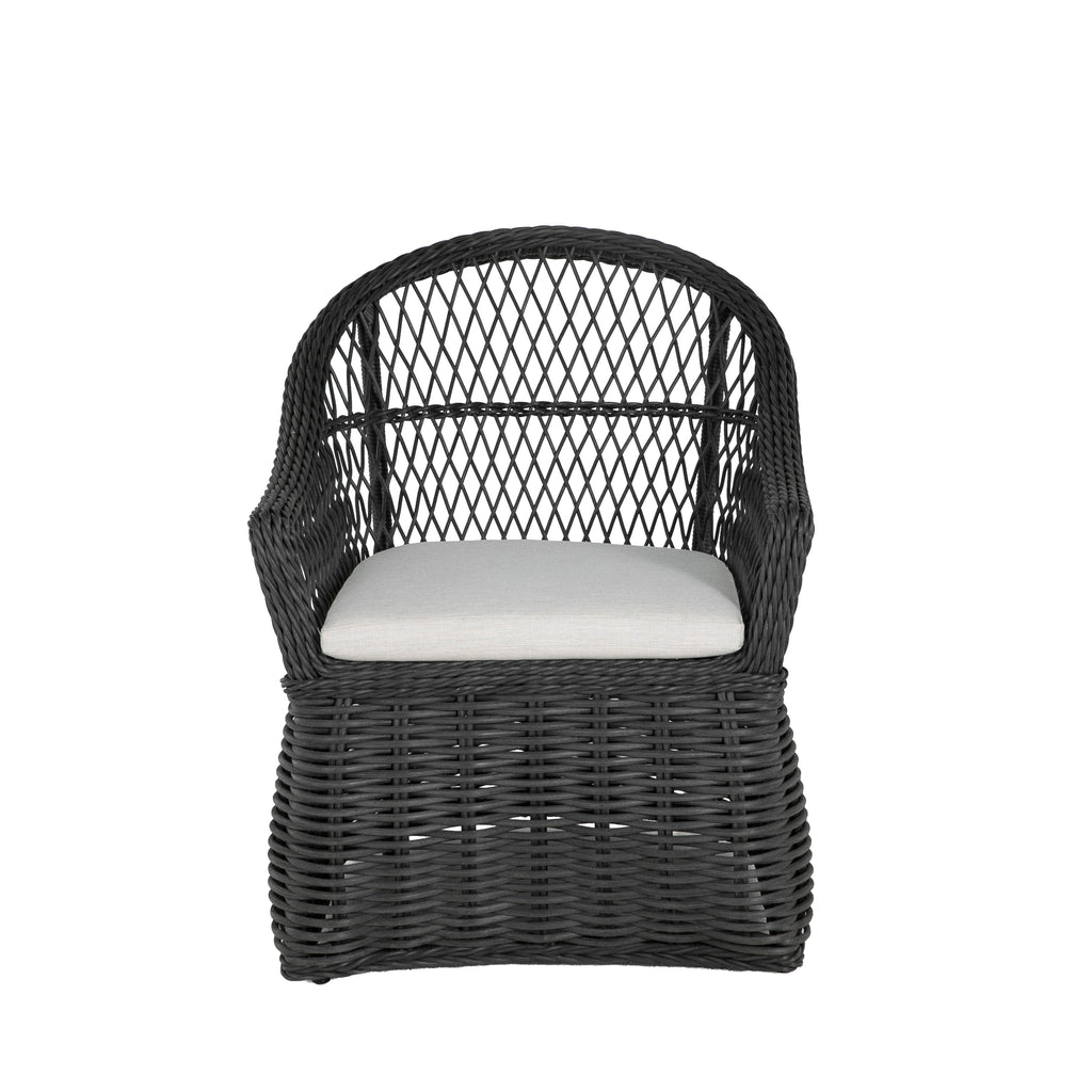 Soho Woven N-Dura Resin Wicker Outdoor Arm Chair