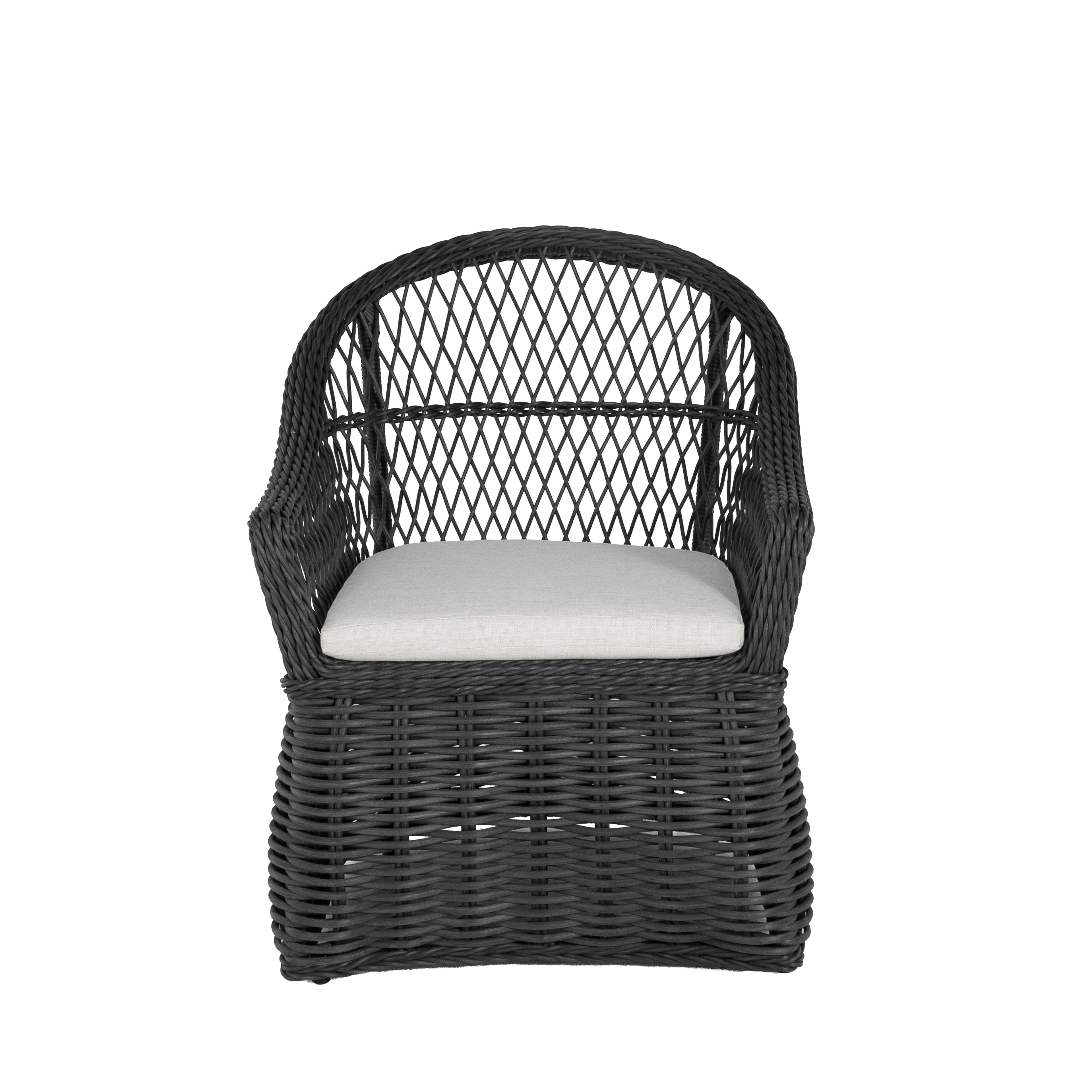 Soho Woven N-Dura Resin Wicker Outdoor Arm Chair