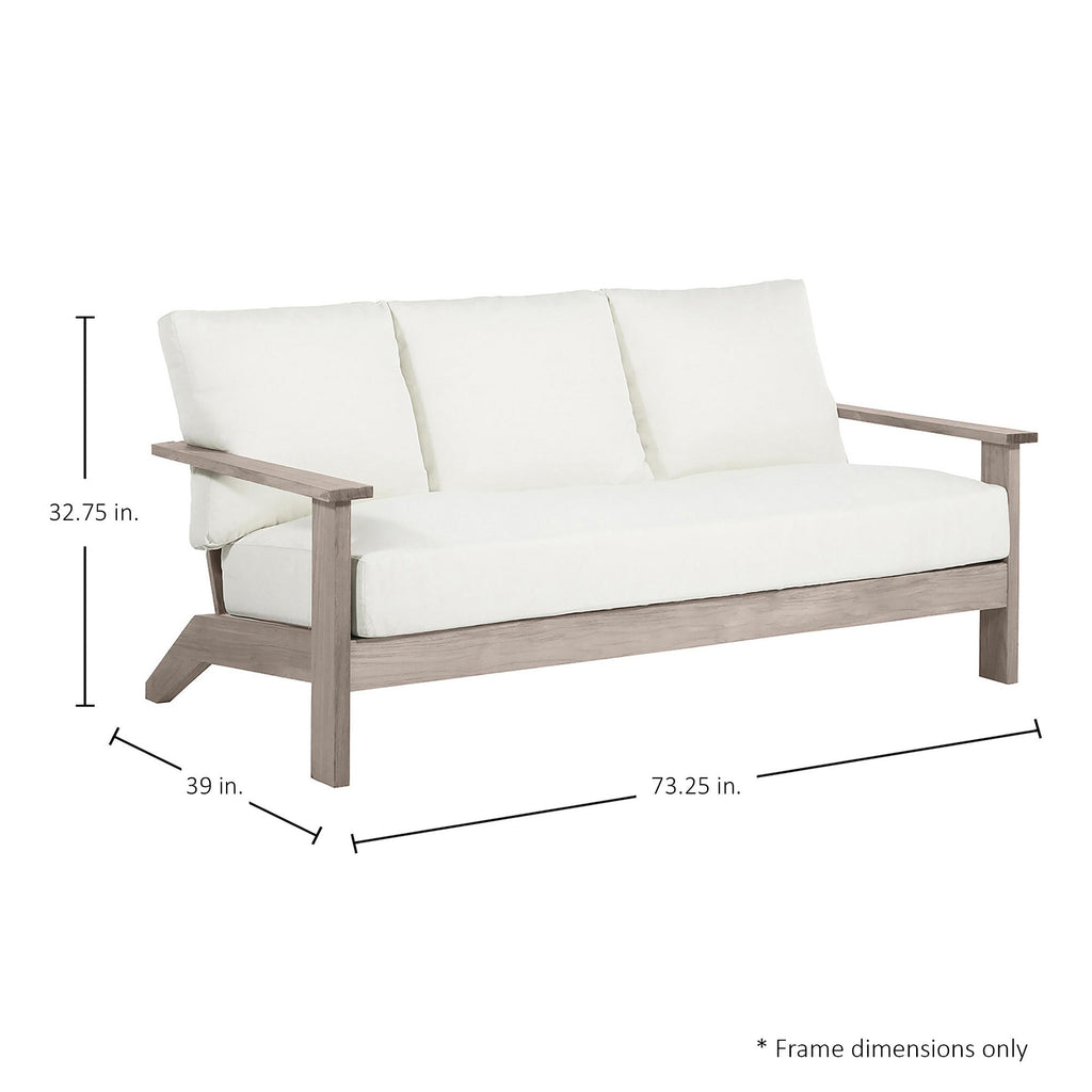 Ashland Teak Outdoor Sofa