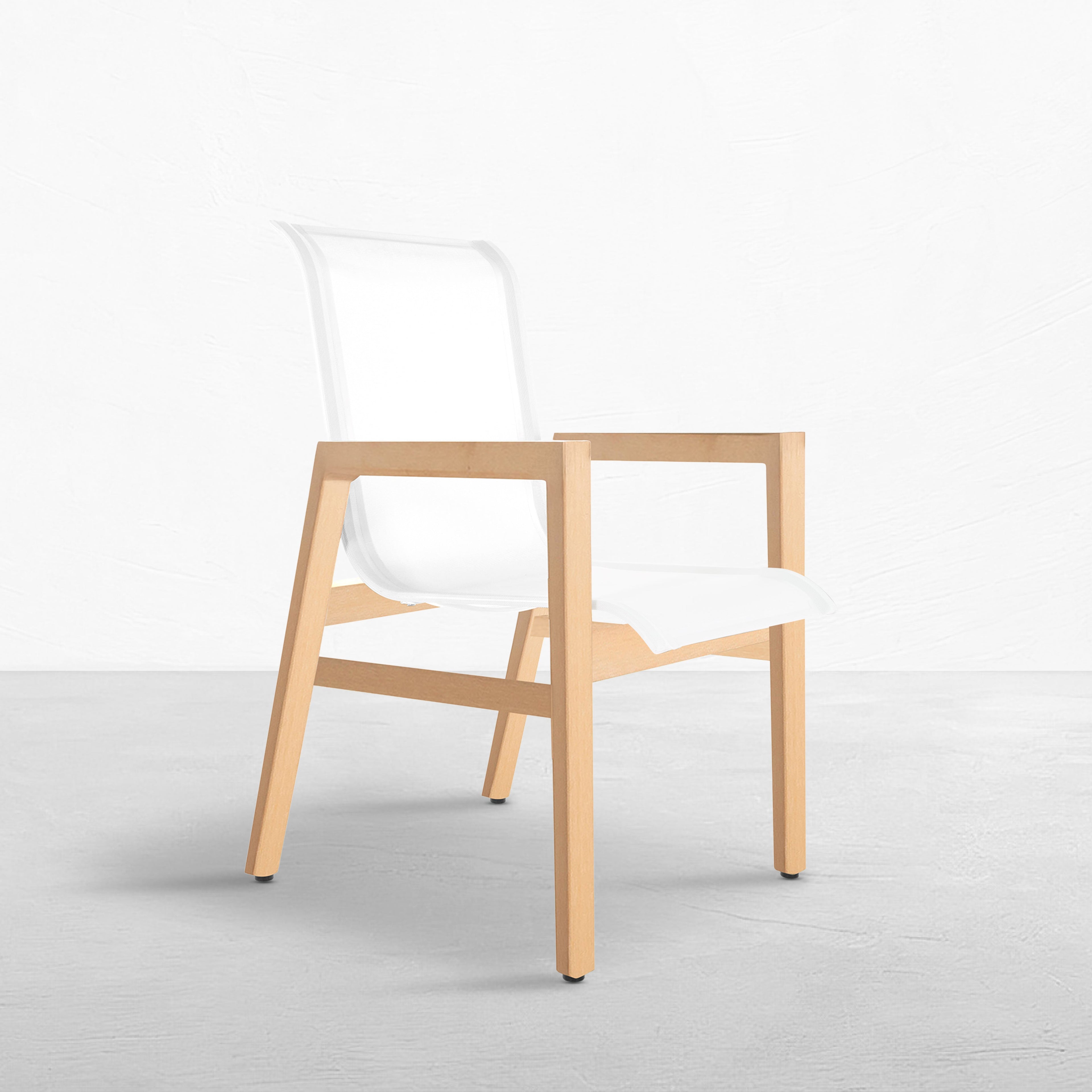 Seashore N-Dura Wood Outdoor Arm Chair