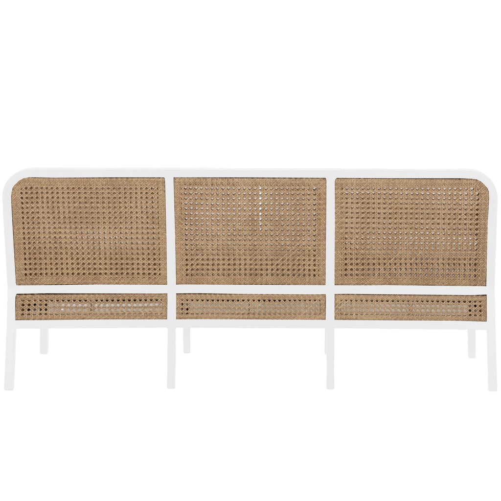 Havana Resin Wicker Outdoor Banquette