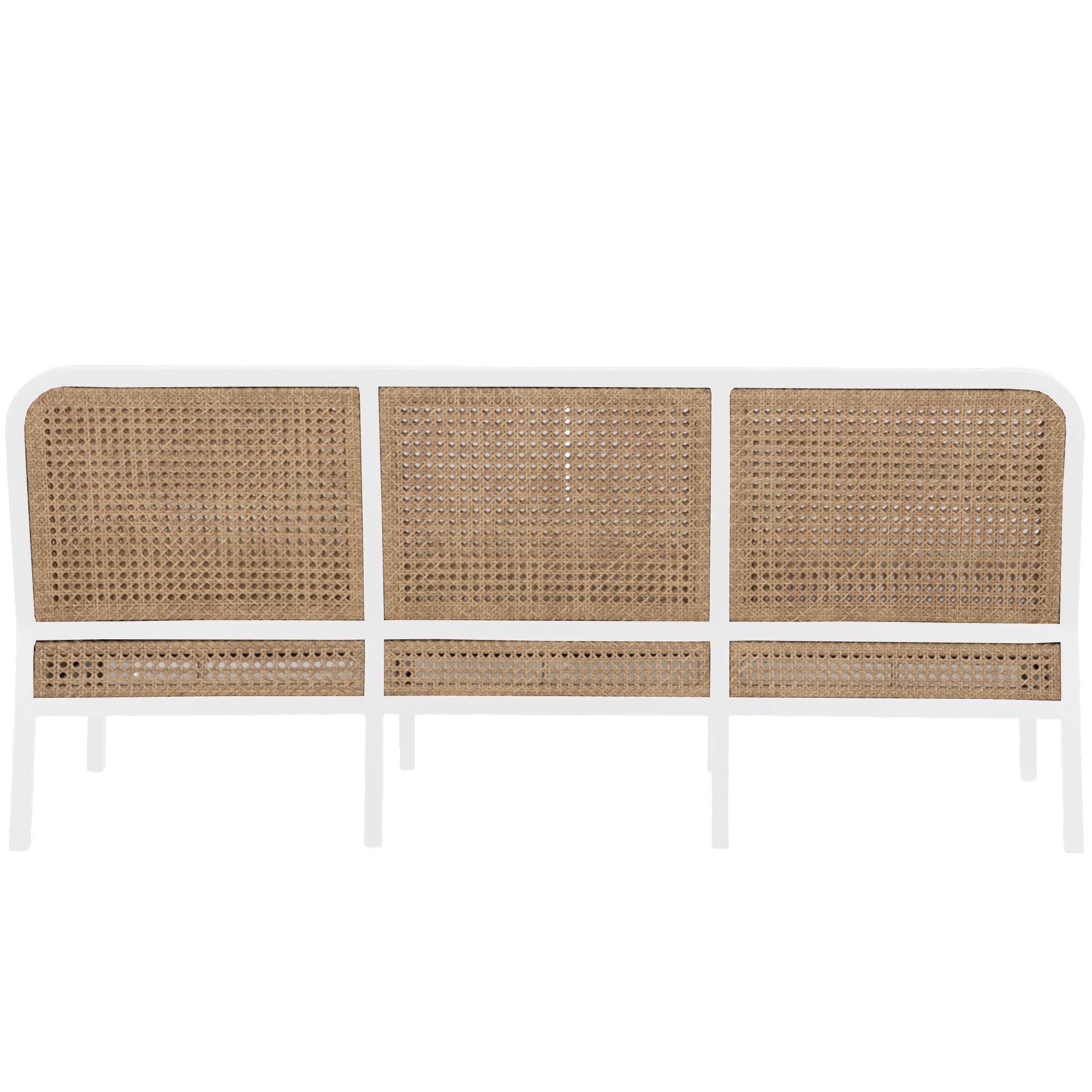 Havana Resin Wicker Outdoor Banquette
