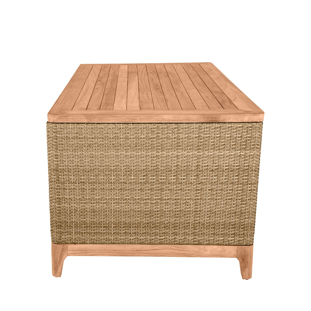 Chesapeake N-Dura Resin Wicker Outdoor Storage Box