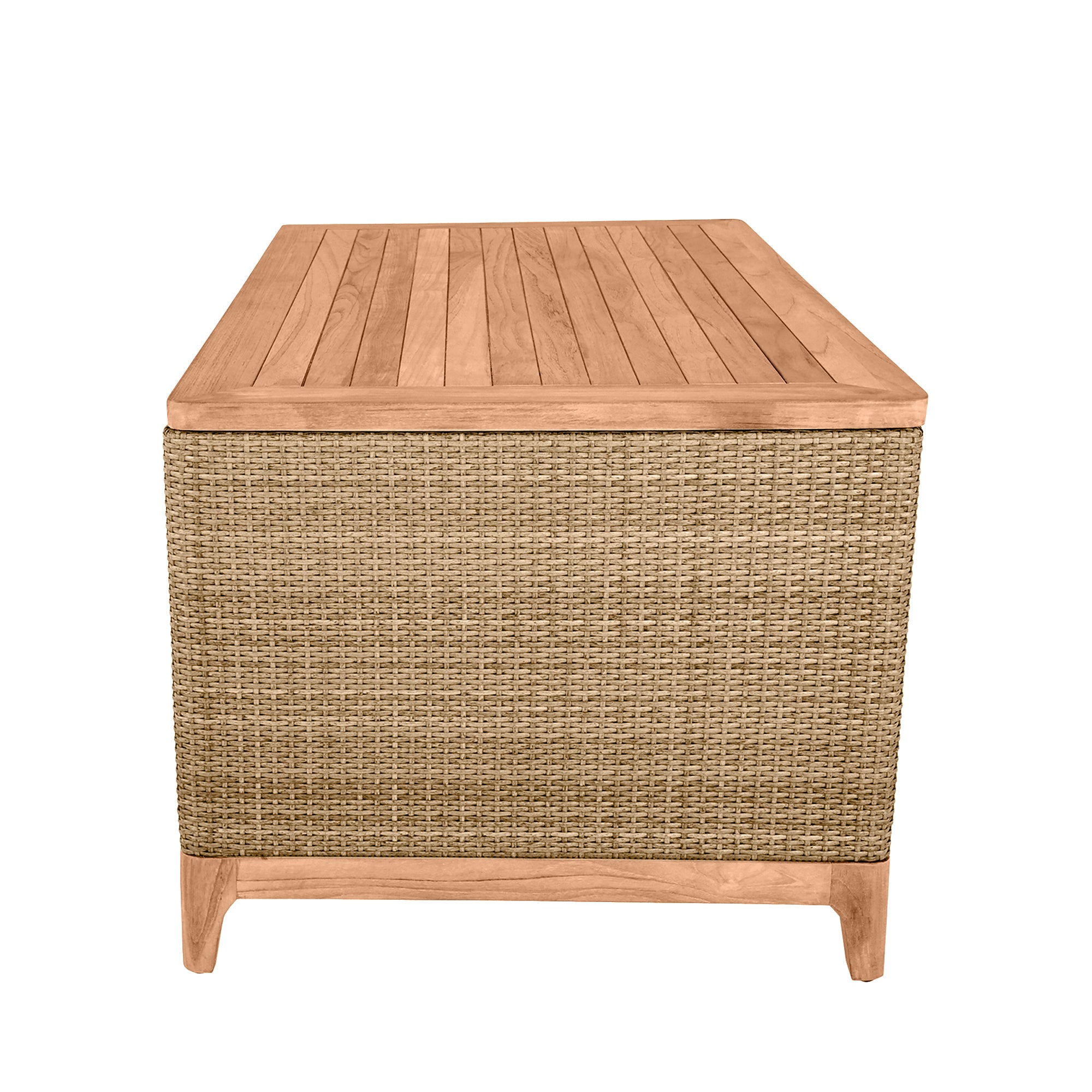 Chesapeake N-Dura Resin Wicker Outdoor Storage Box