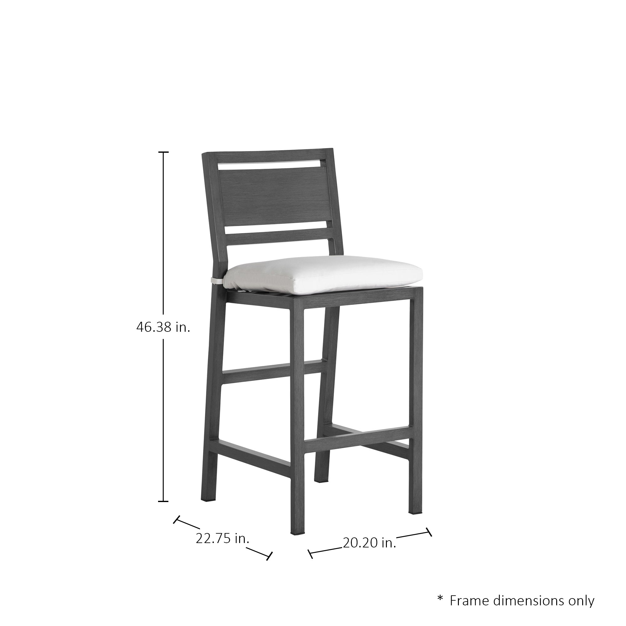 Avondale Aluminum Outdoor Bar Stool