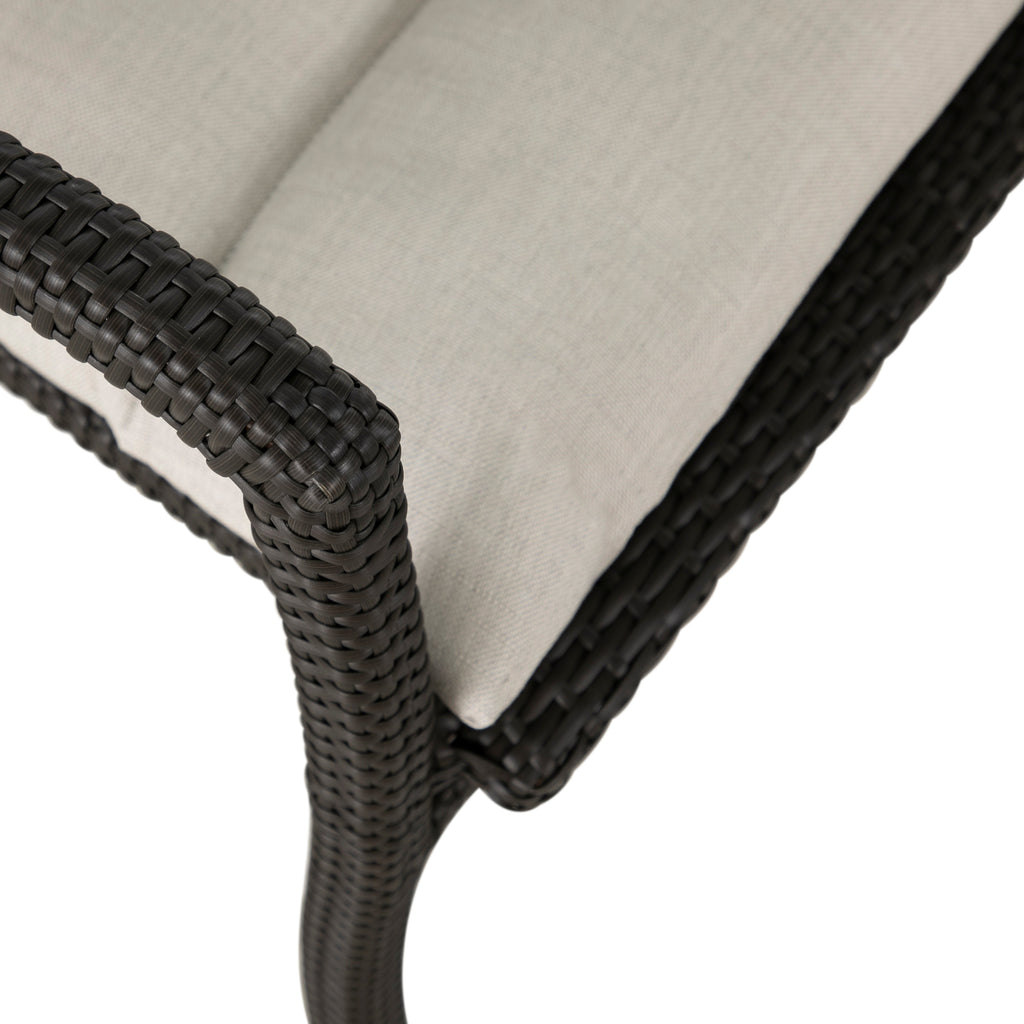 Skye N-Dura Resin Wicker Outdoor Woven Bench