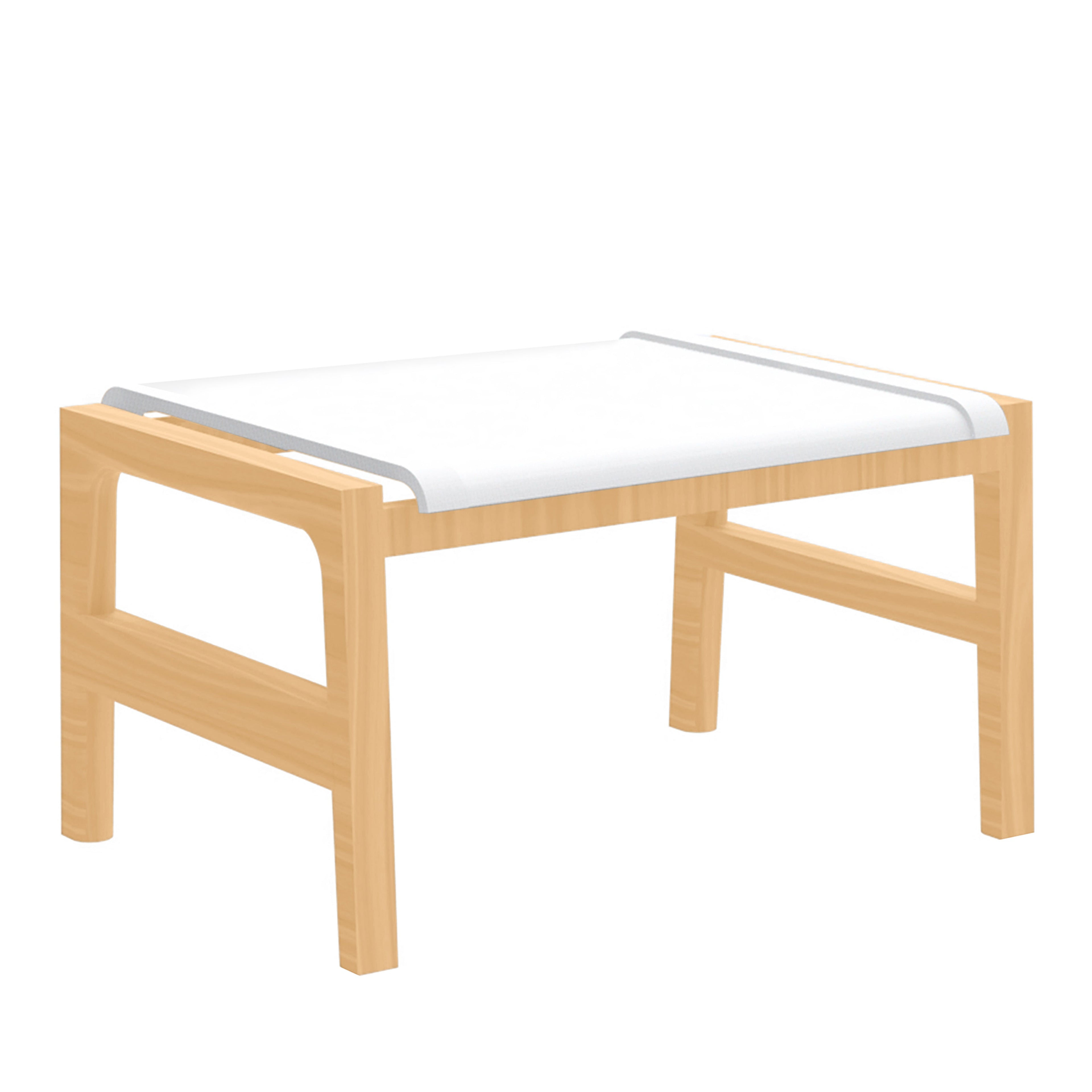 Seashore N-Dura Wood Outdoor Ottoman