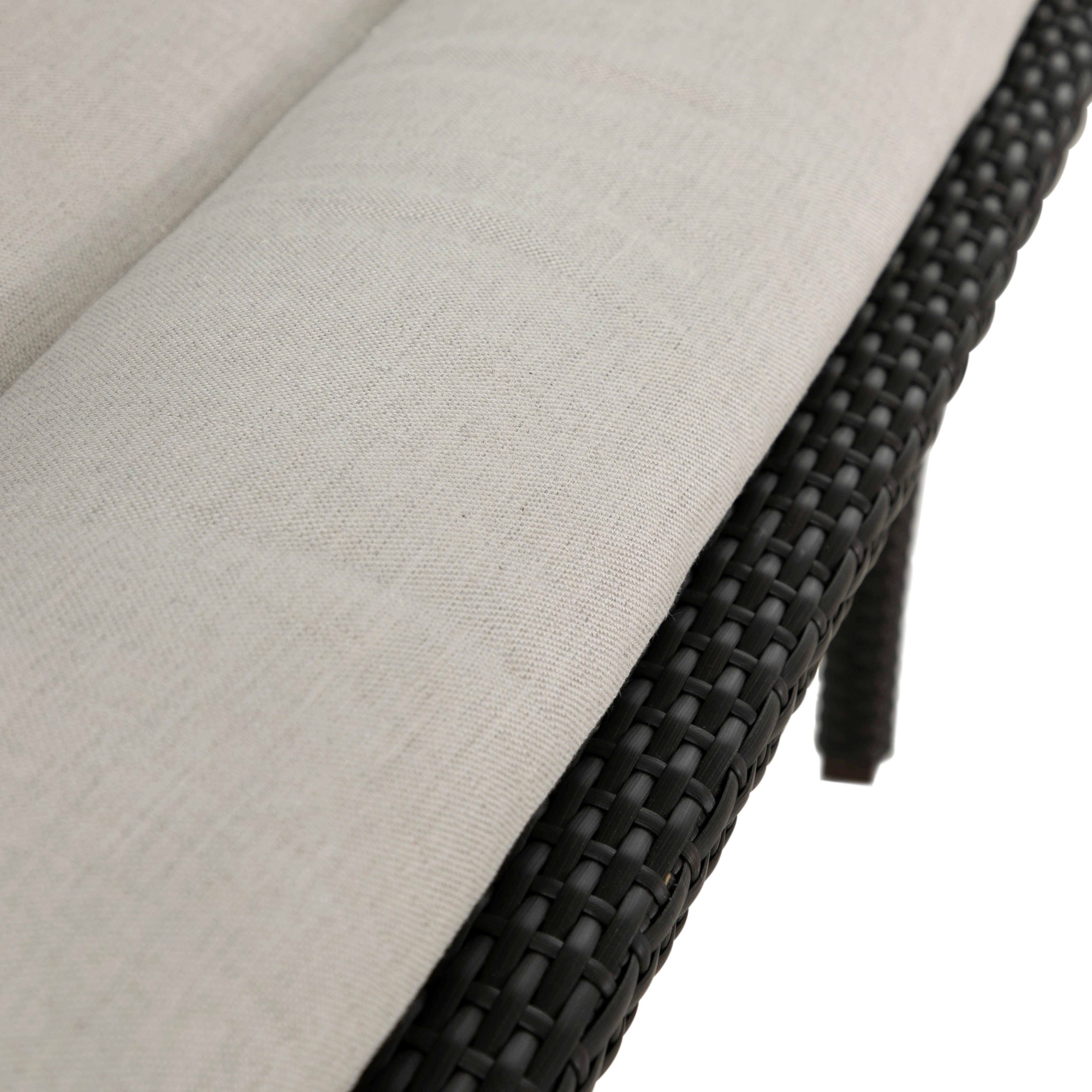Skye N-Dura Resin Wicker Outdoor Woven Bench