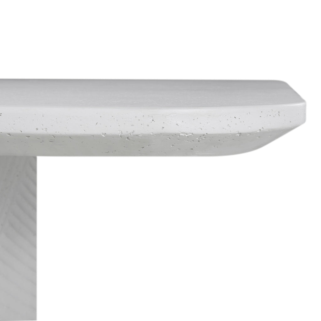 Mira Cast Stone Rect. Dining Table