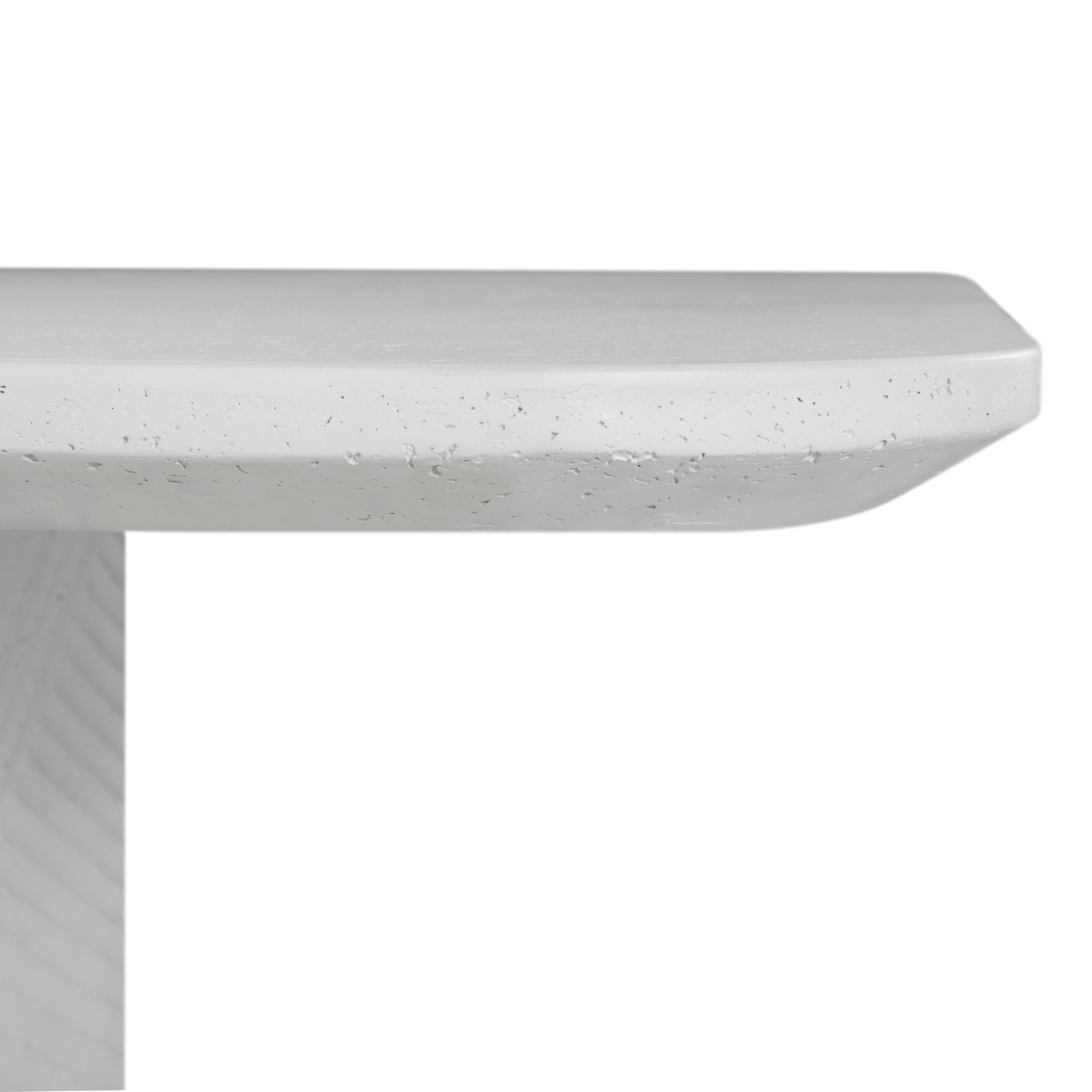 Mira Cast Stone Rect. Dining Table