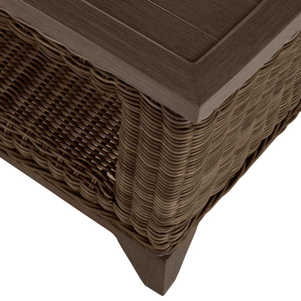 Astoria Wicker Rectangle Outdoor Coffee Table