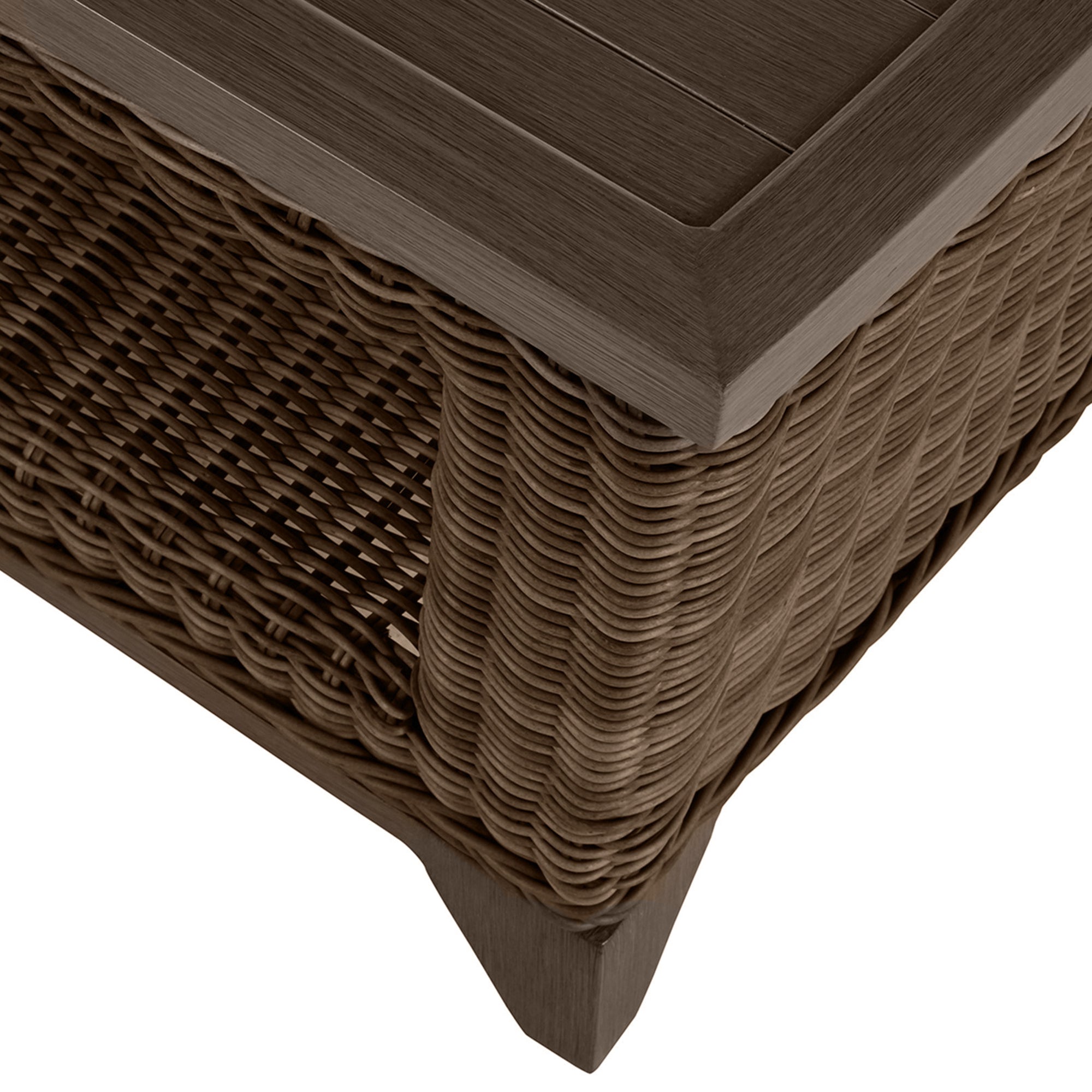 Astoria Wicker Rectangle Outdoor Coffee Table