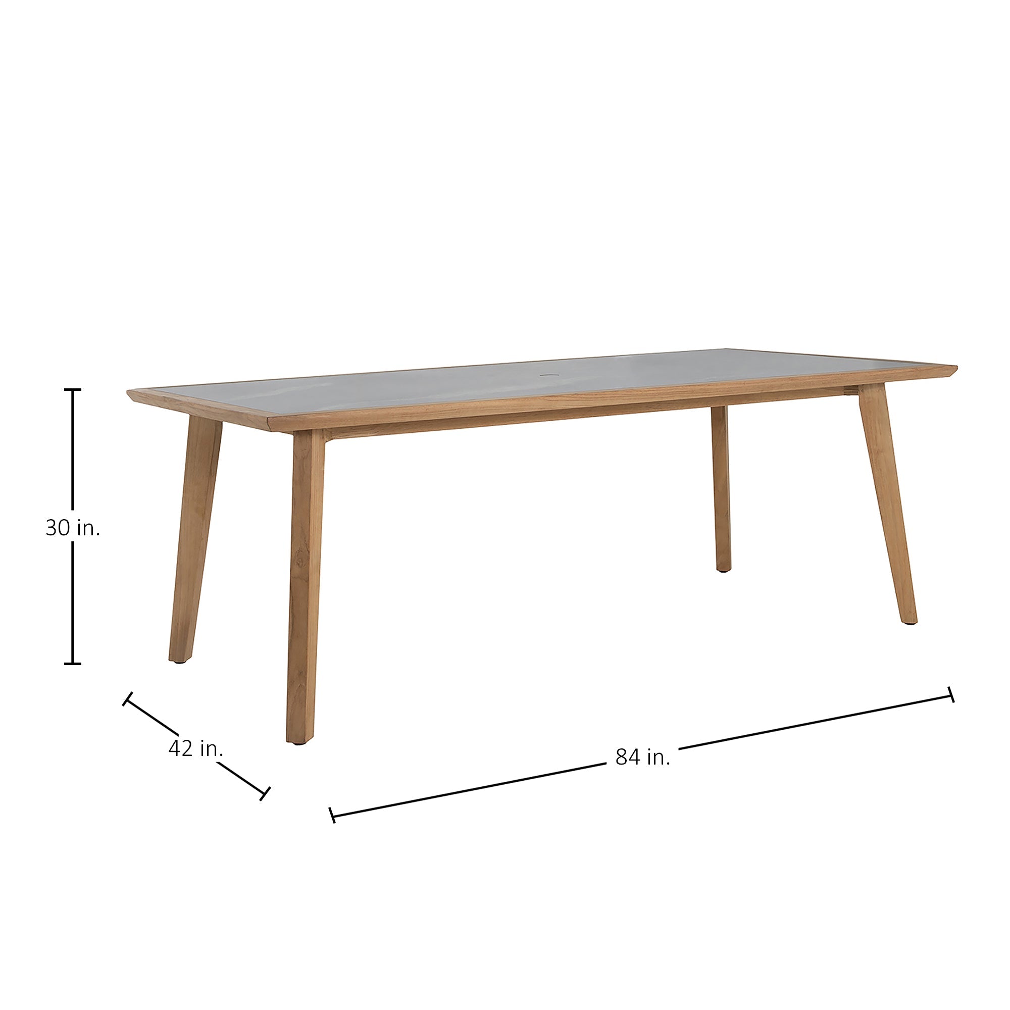 Madeira Teak Rectangle Outdoor Dining Table