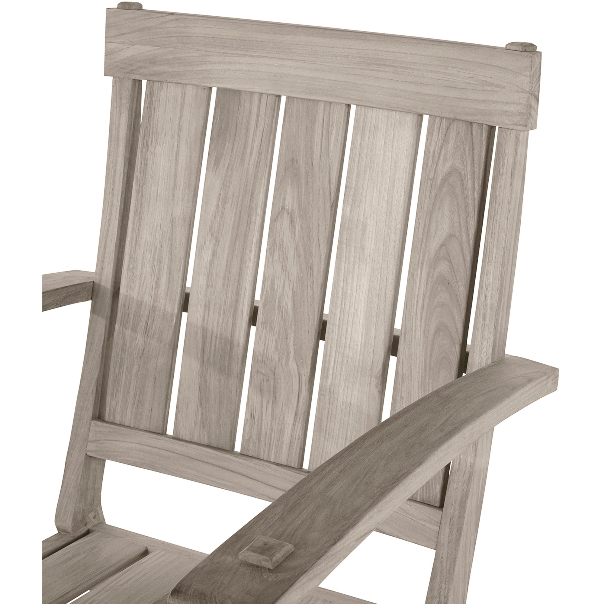 Croquet Teak Outdoor Lounge Chair