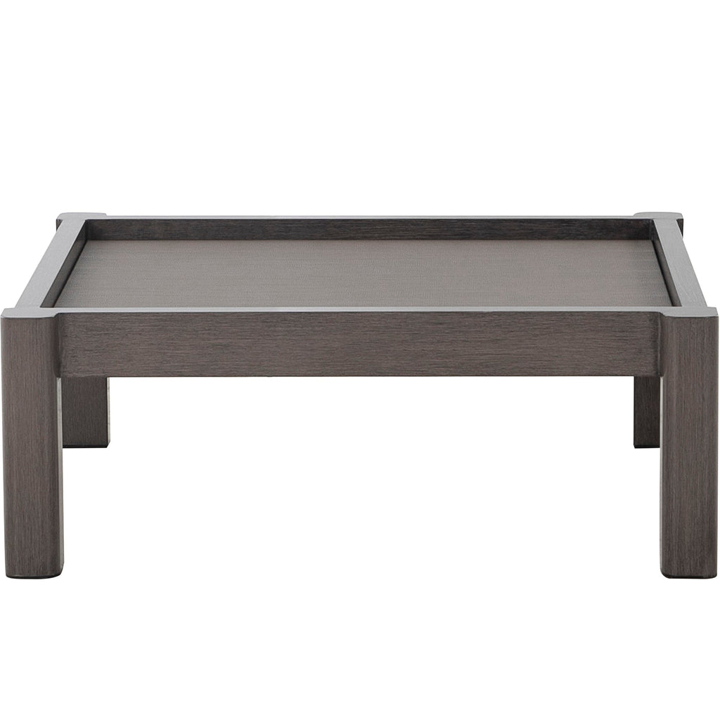 Monterey Aluminum Outdoor Woven Ottoman