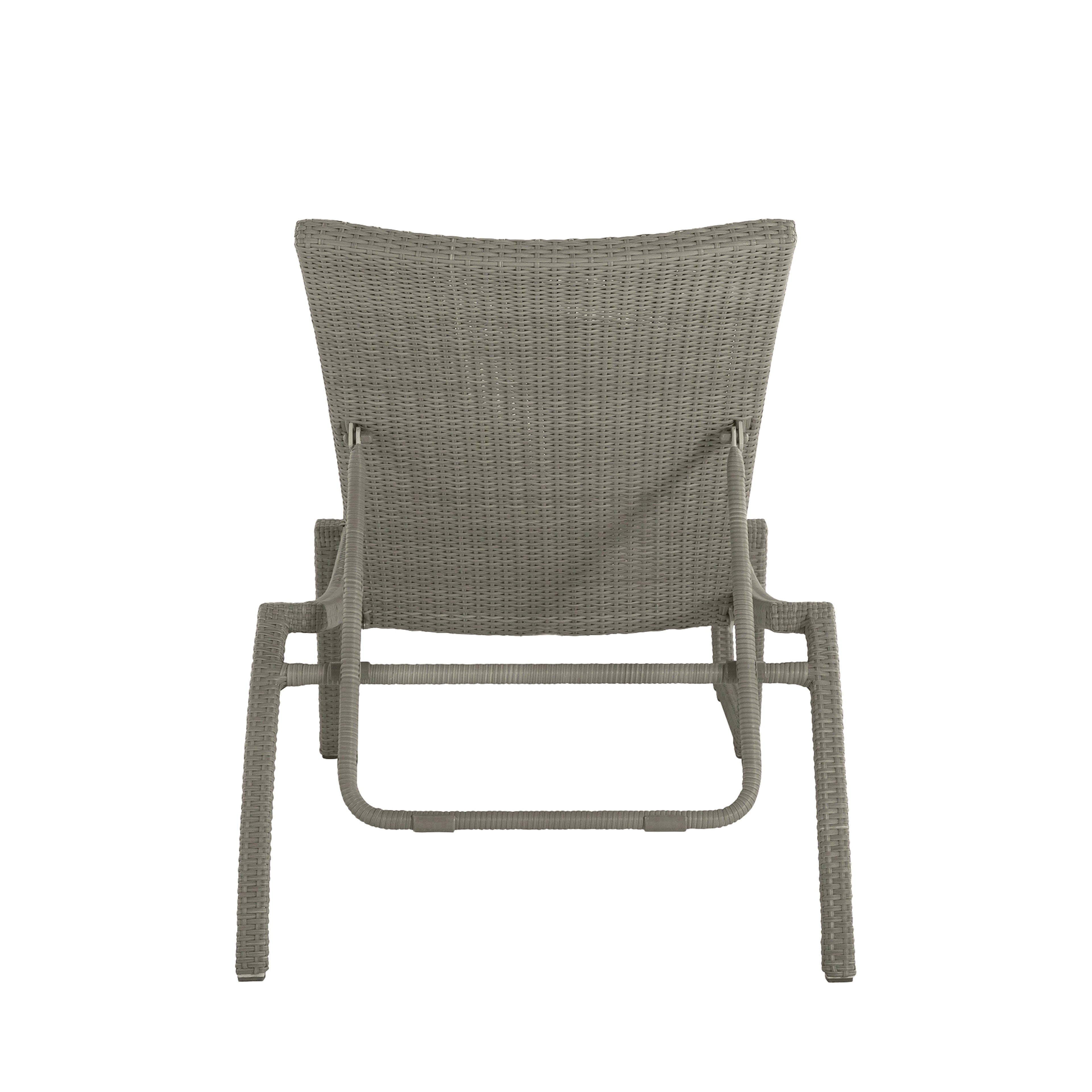 Skye Wicker Outdoor Armless Chaise Lounge