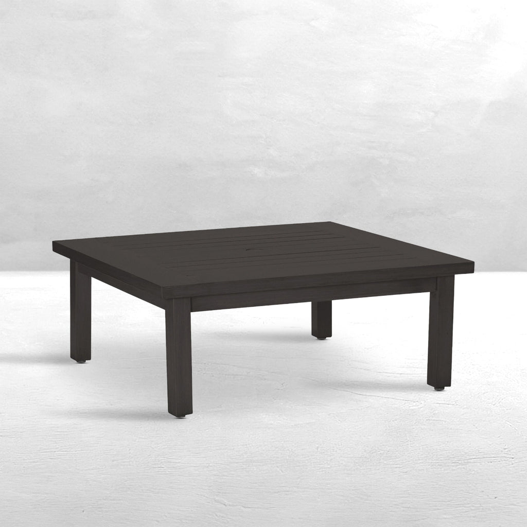 Club Aluminum 43" Square Outdoor Coffee Table