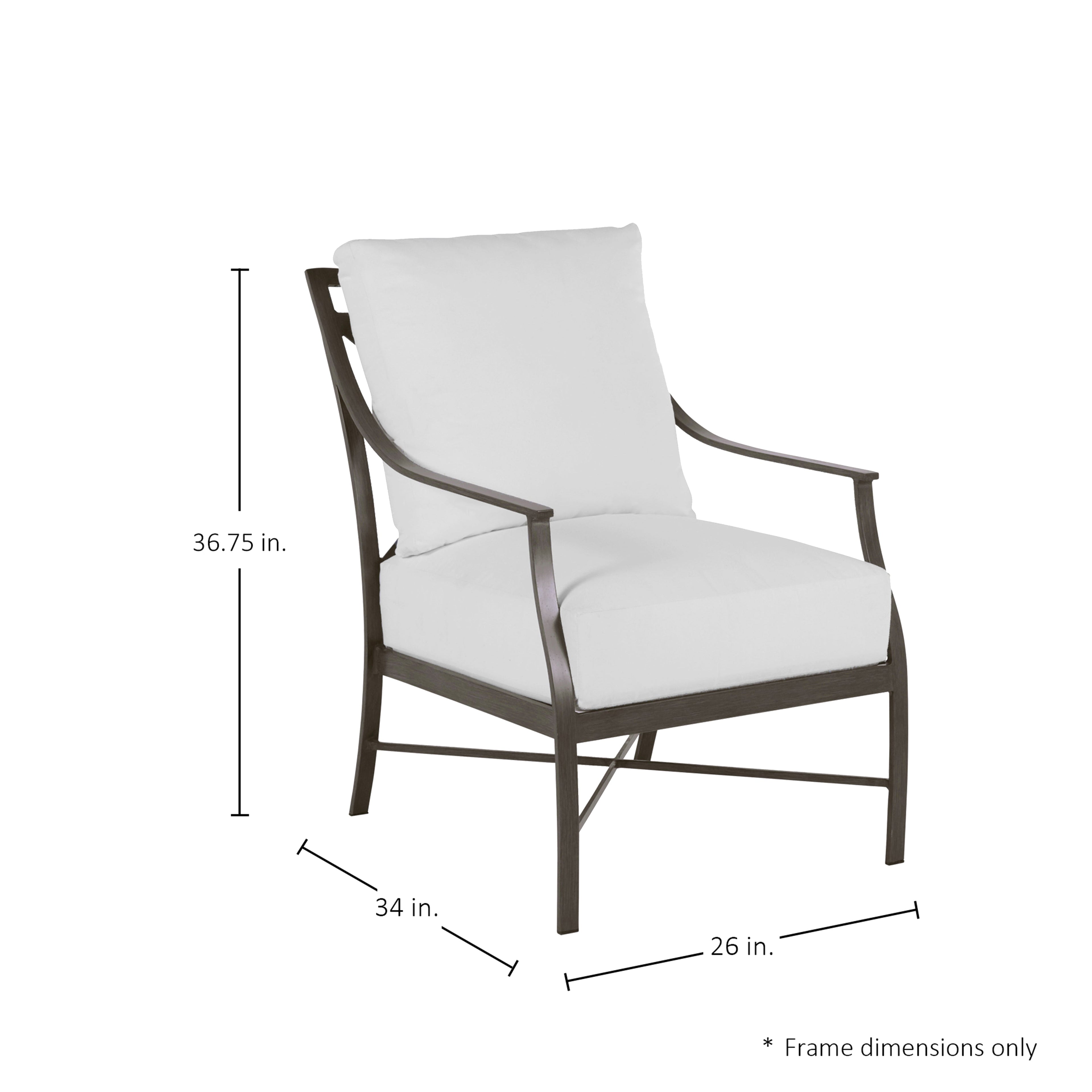 Monaco Aluminum Outdoor Lounge Chair