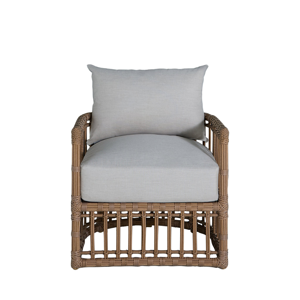 Newport Wicker Woven Outdoor Barrel Chair