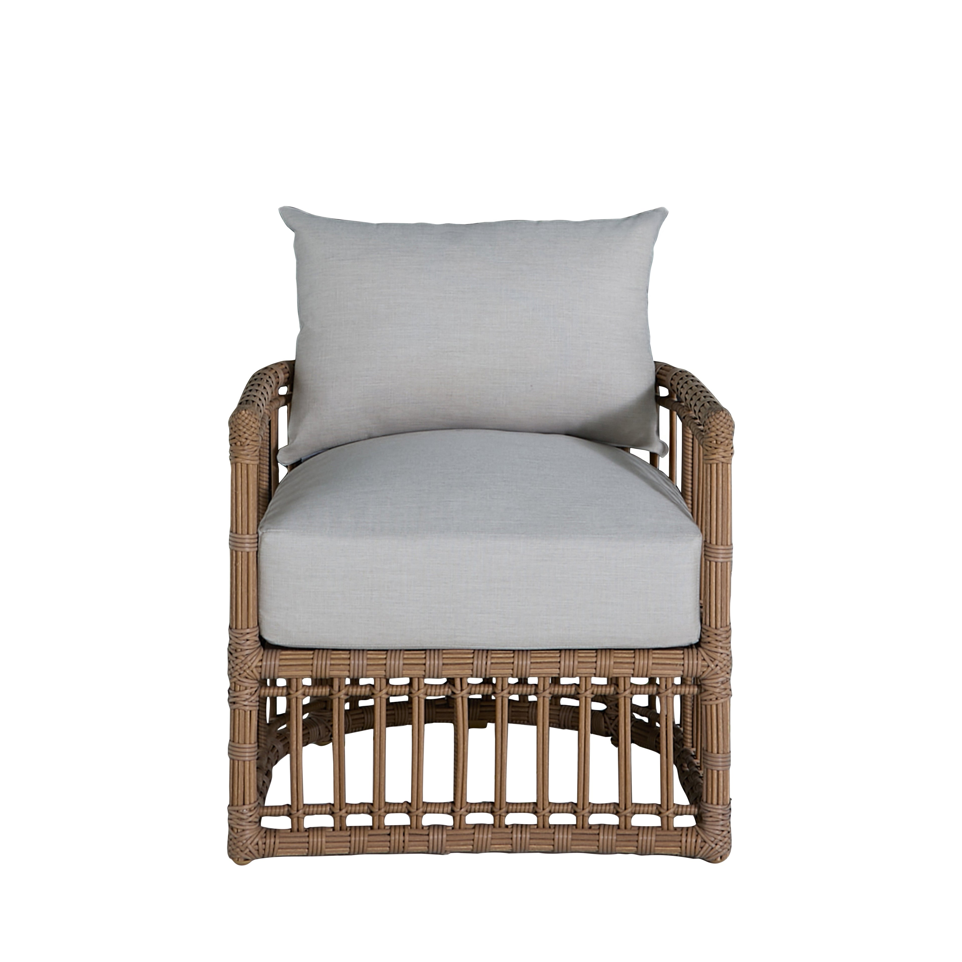 Newport Wicker Woven Outdoor Barrel Chair