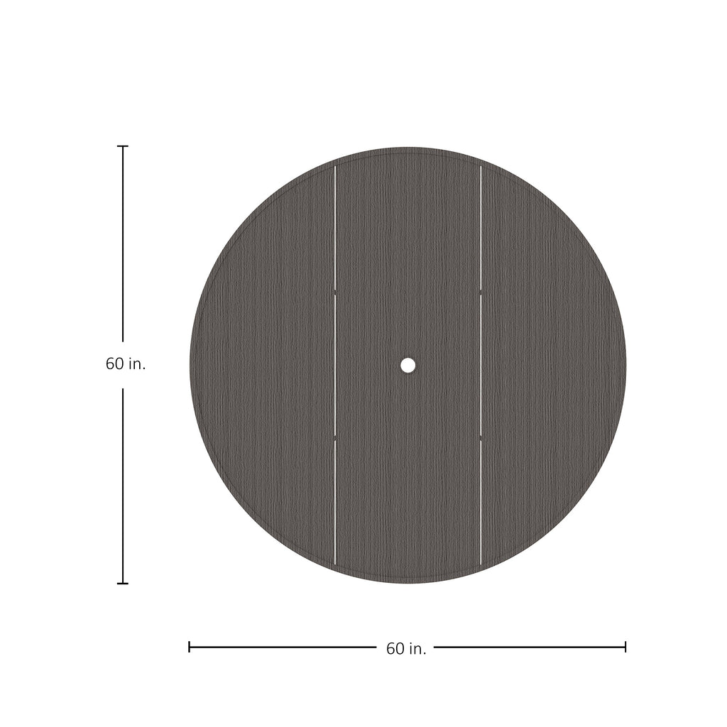 Horizon Aluminum 60" Round Outdoor Table Top