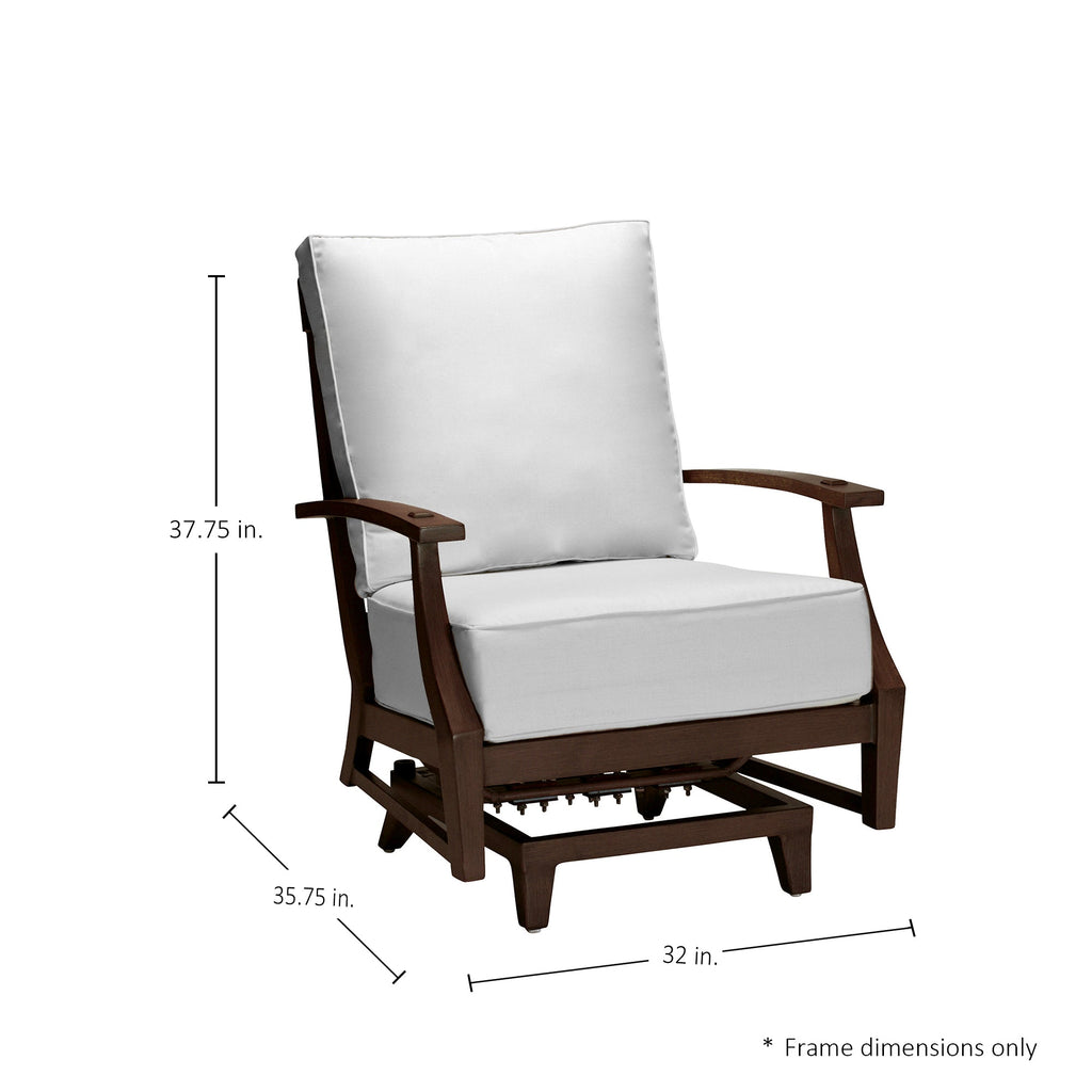 Croquet Cast Aluminum Spring Lounge Chair