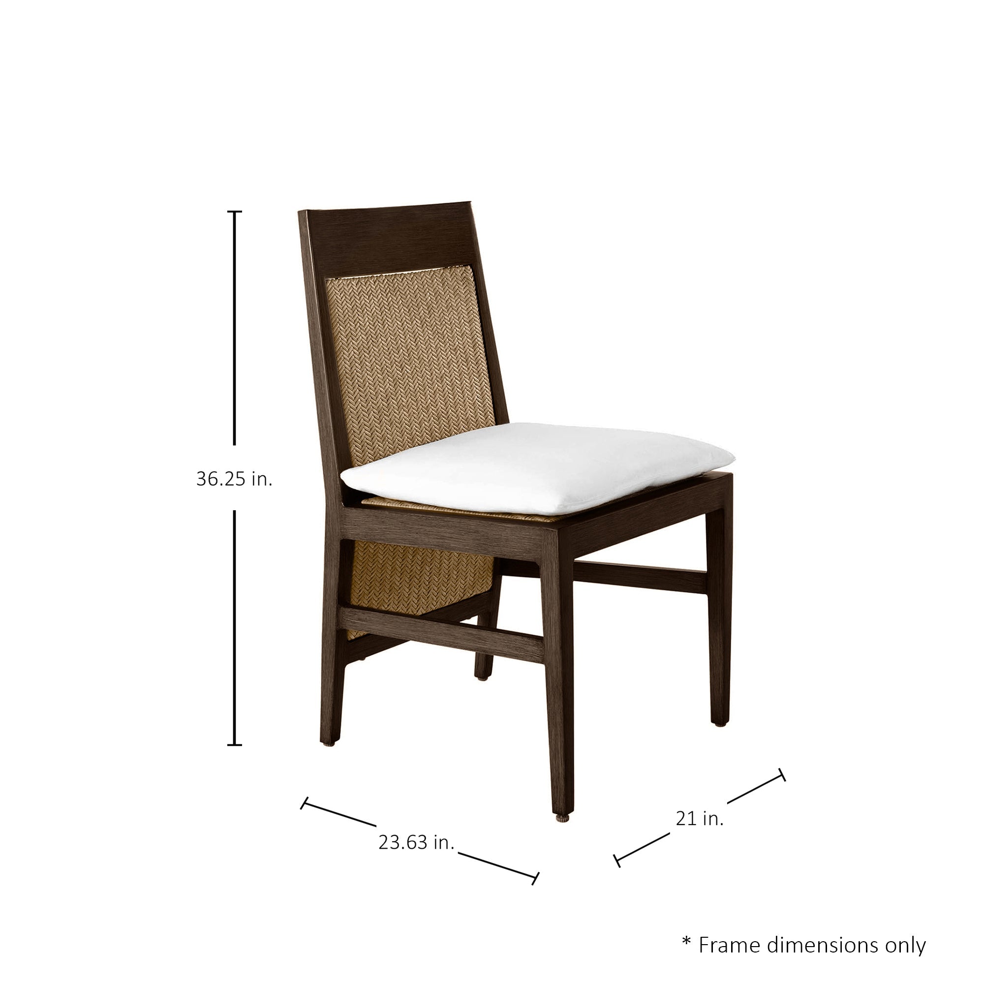 Savannah Resin Wicker Outdoor Dining Side Chair
