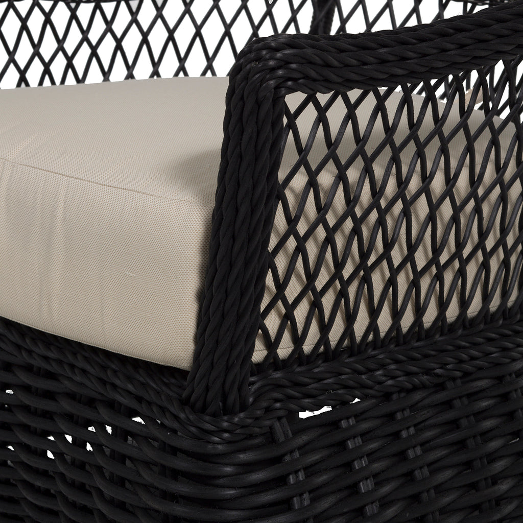 Soho Woven N-Dura Resin Wicker Outdoor Arm Chair