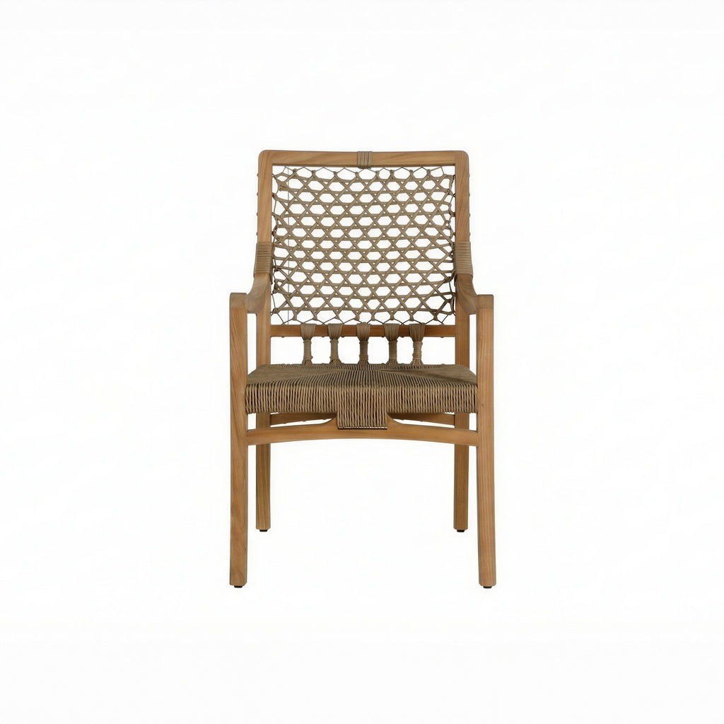 Aspen Teak Outdoor Dining Arm Chair
