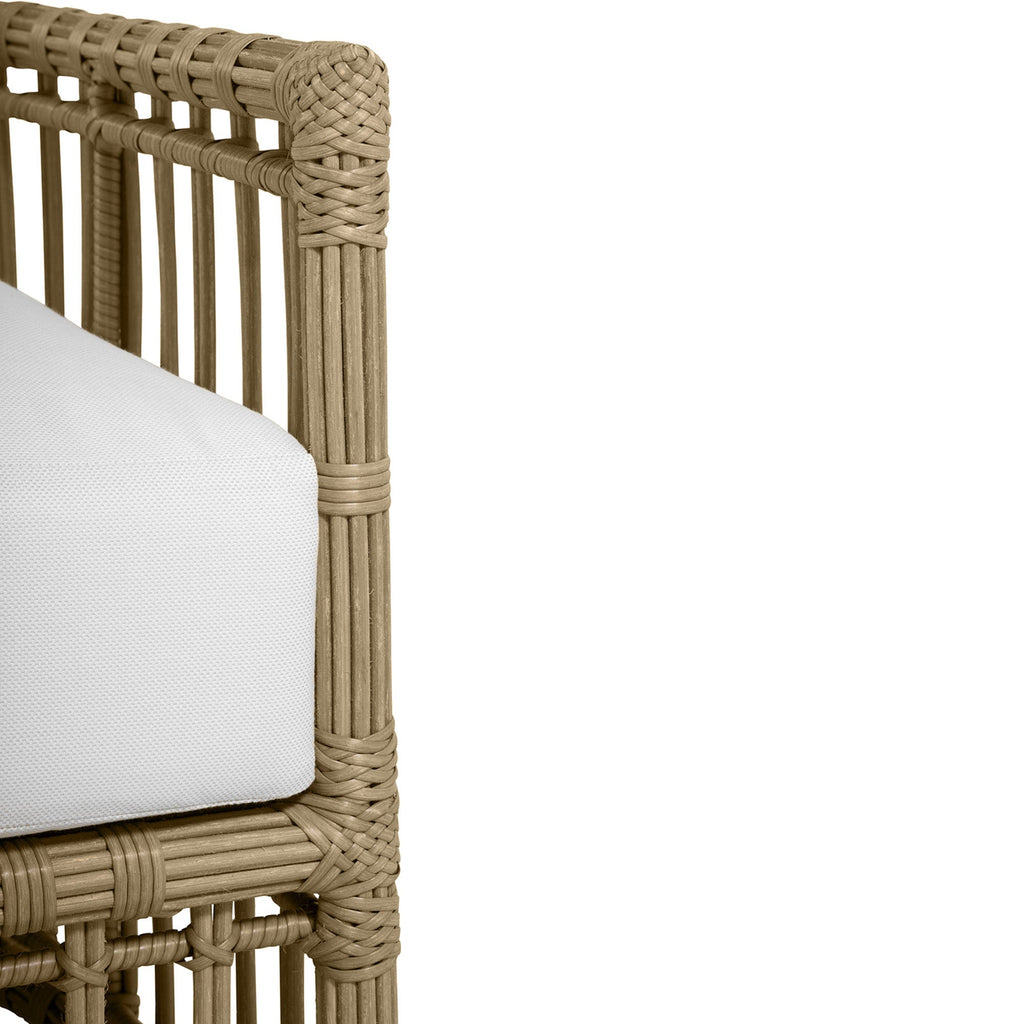 Newport Wicker Woven Outdoor Barrel Chair