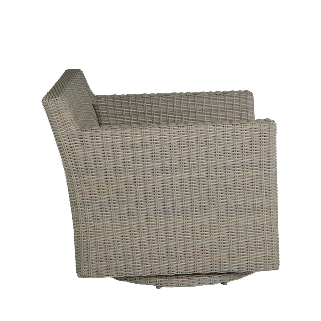 Club Woven Resin Wicker Swivel Glider Chair
