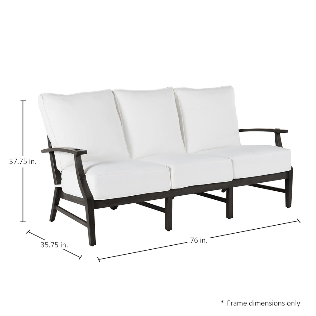 Croquet Aluminum Outdoor Sofa