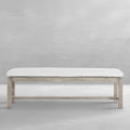 Club Teak Backless Outdoor Bench