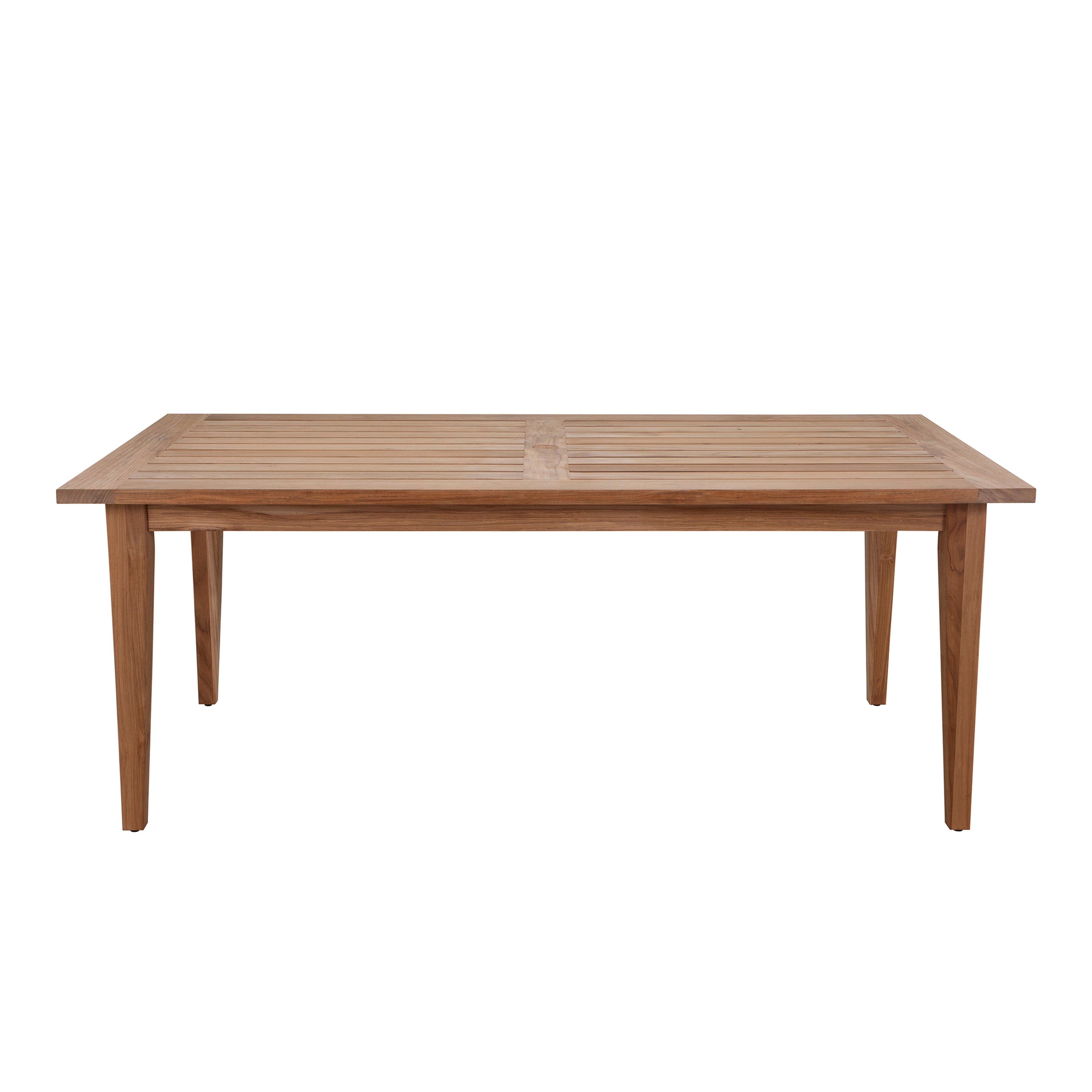 Croquet Teak 77"x 42" Rectangle Outdoor Farm Table