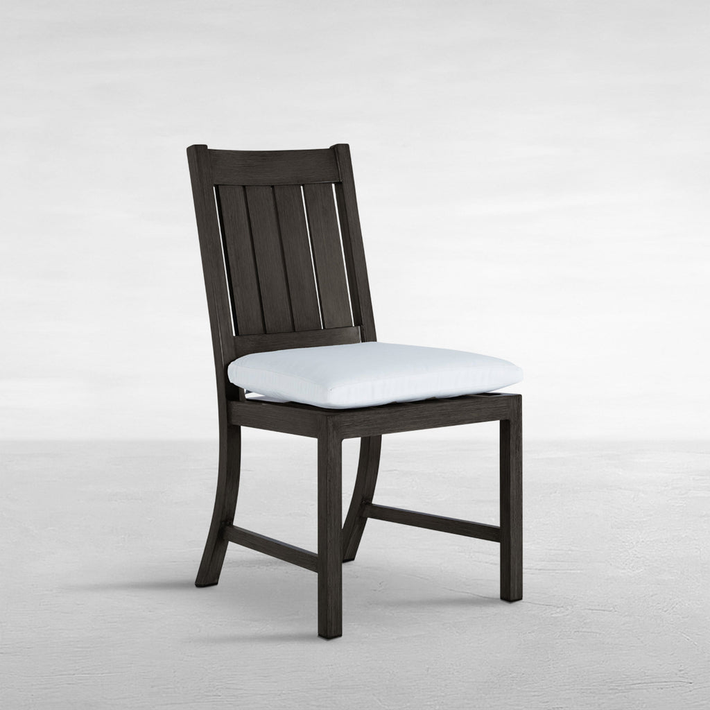 Club Croquet Aluminum Outdoor Side Chair