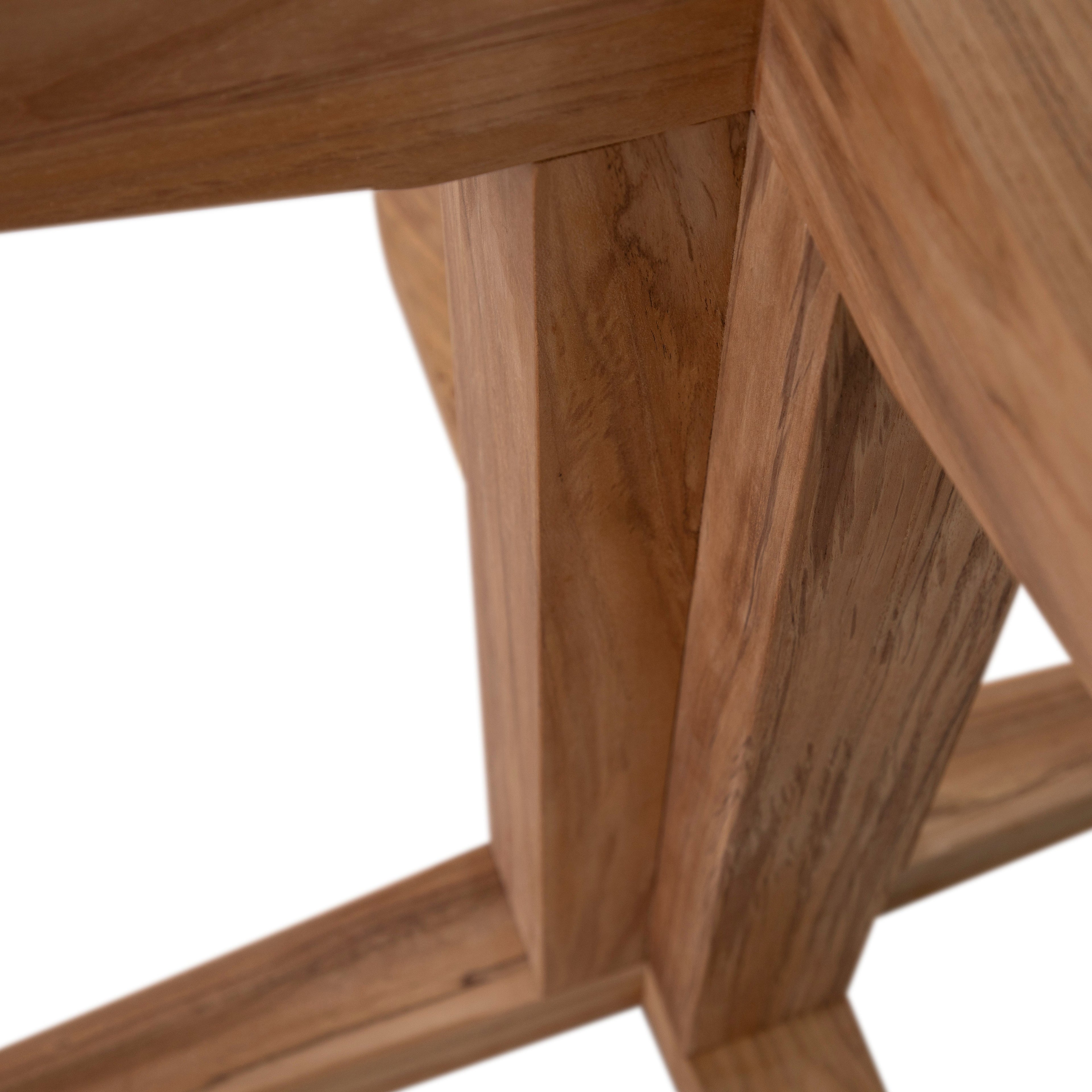 Club Teak Outdoor Dining Pedestal Base