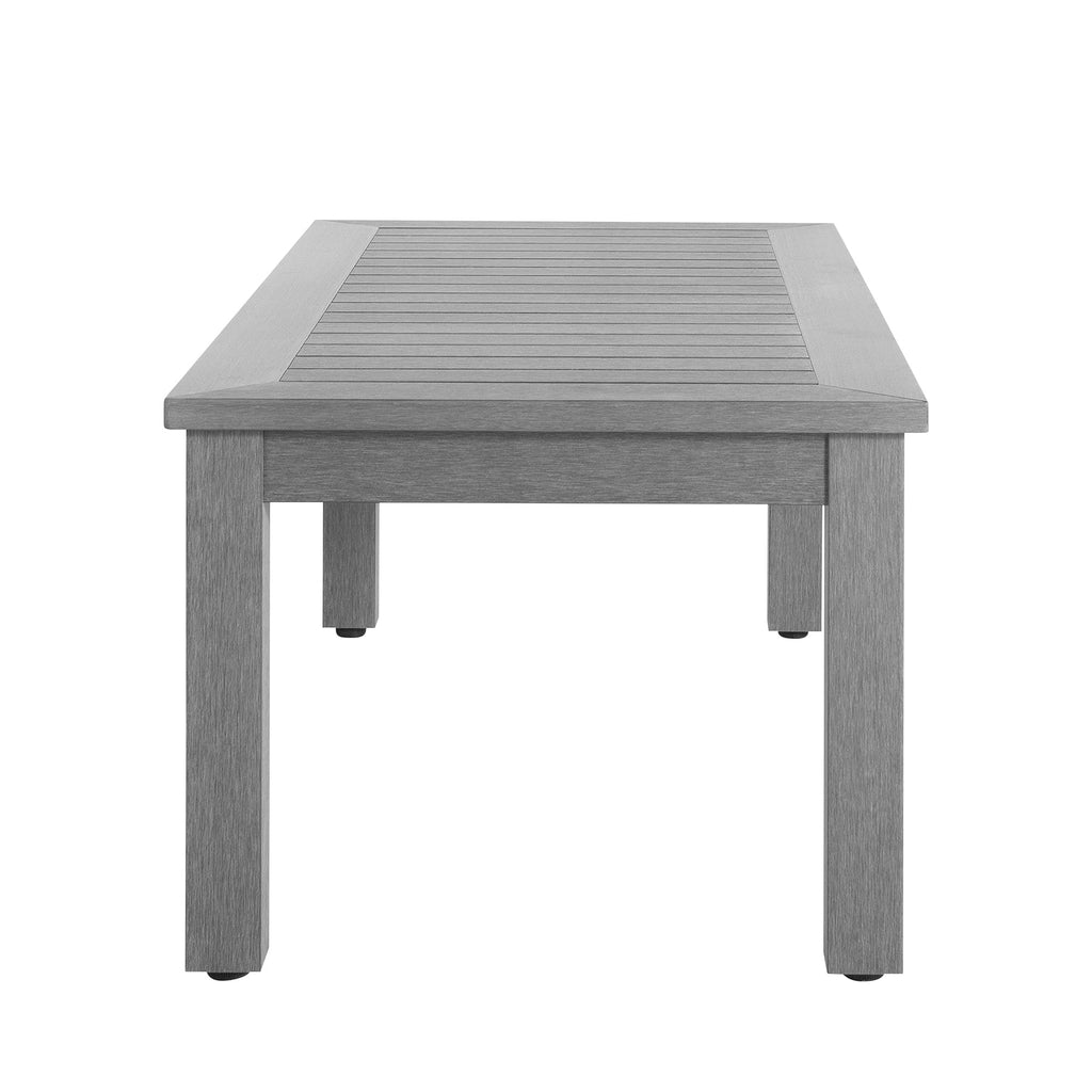 Portside Resin Rectangle Outdoor Coffee Table