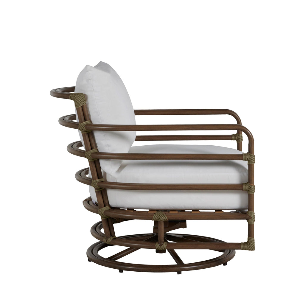 Malibu N-Dura Resin Wicker Outdoor Swivel Rocker