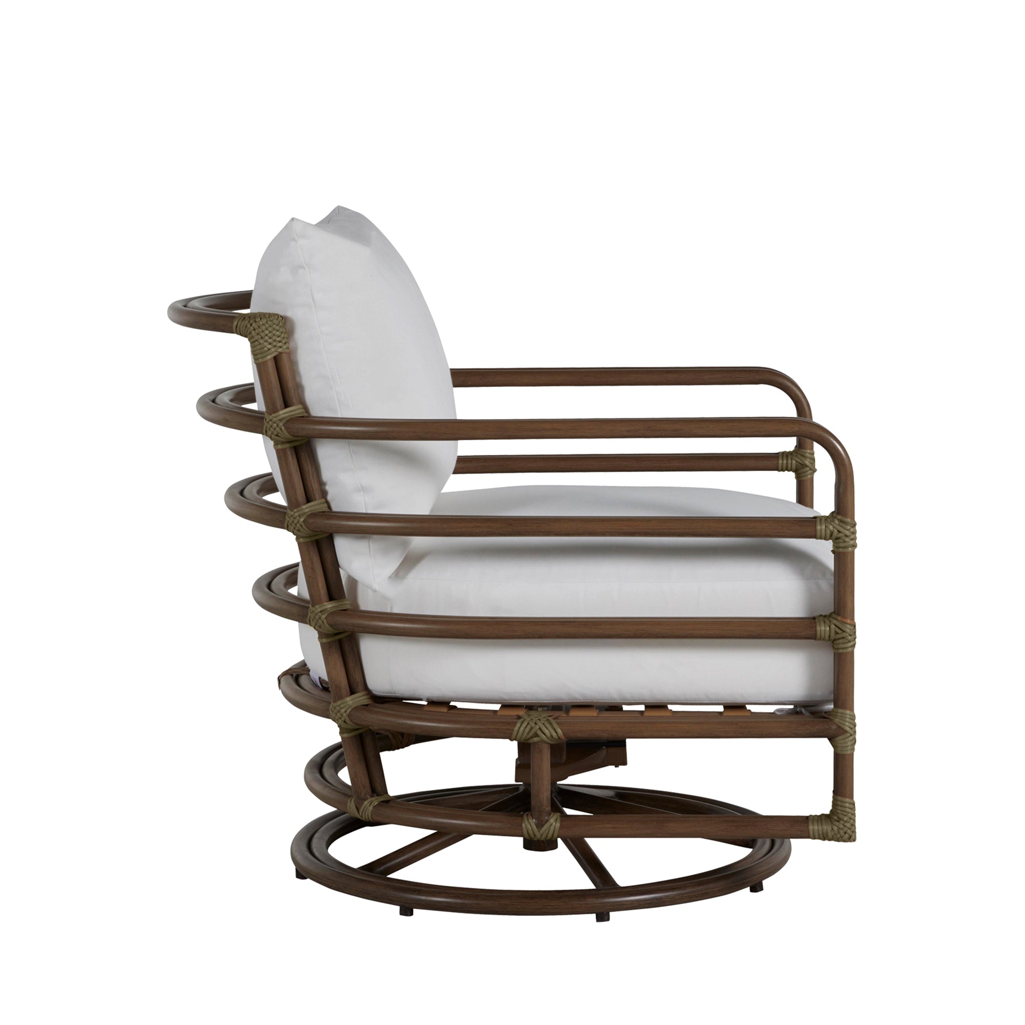 Malibu N-Dura Resin Wicker Outdoor Swivel Rocker