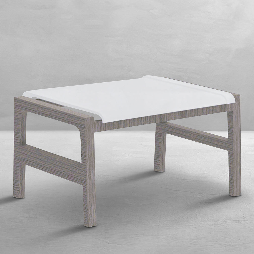 Seashore N-Dura Wood Outdoor Ottoman