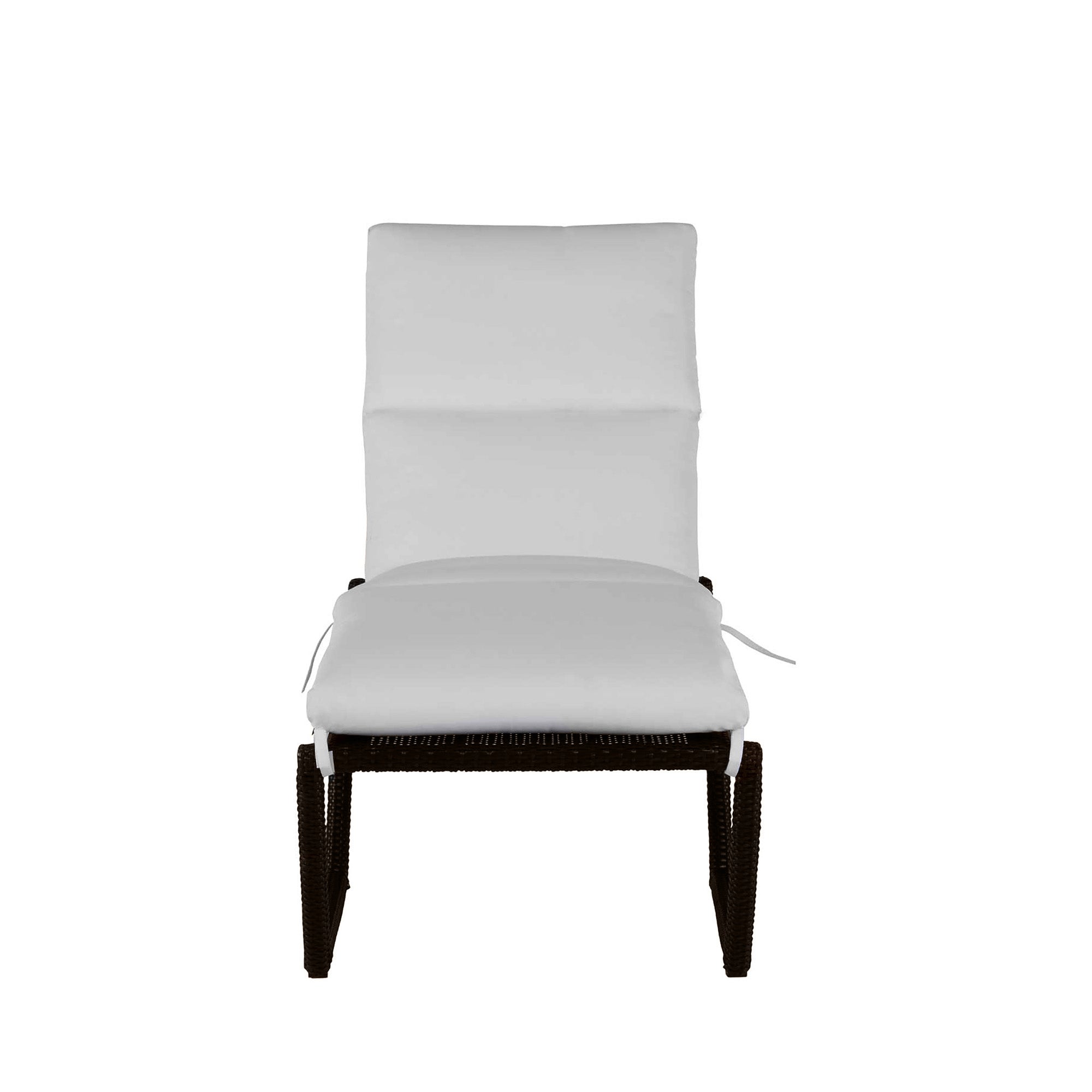 Skye Wicker Outdoor Armless Chaise Lounge