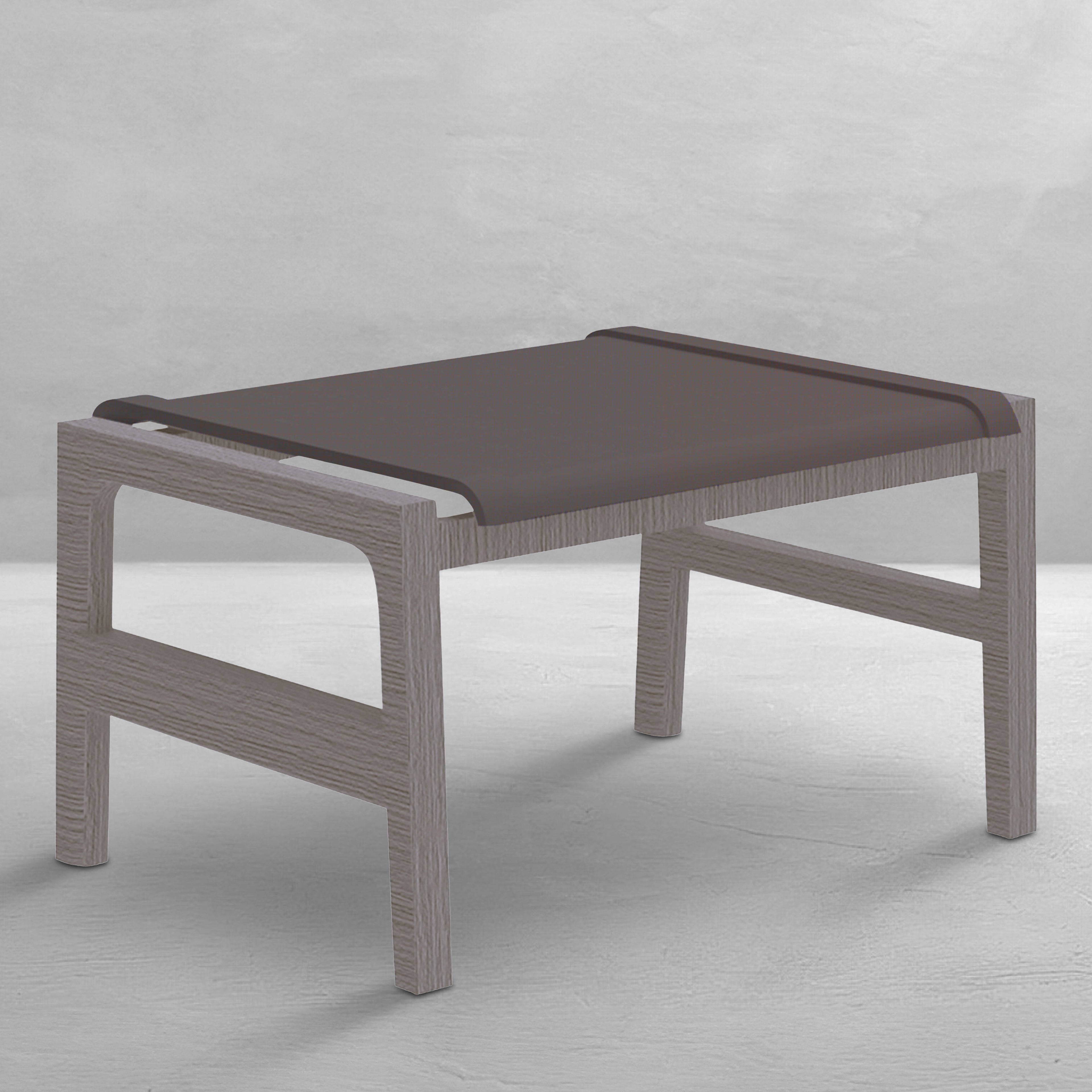 Seashore N-Dura Wood Outdoor Ottoman