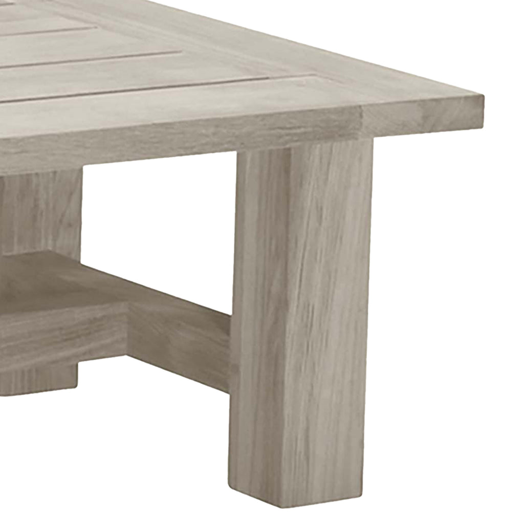 Croquet Rectangle Outdoor Slatted Coffee Table