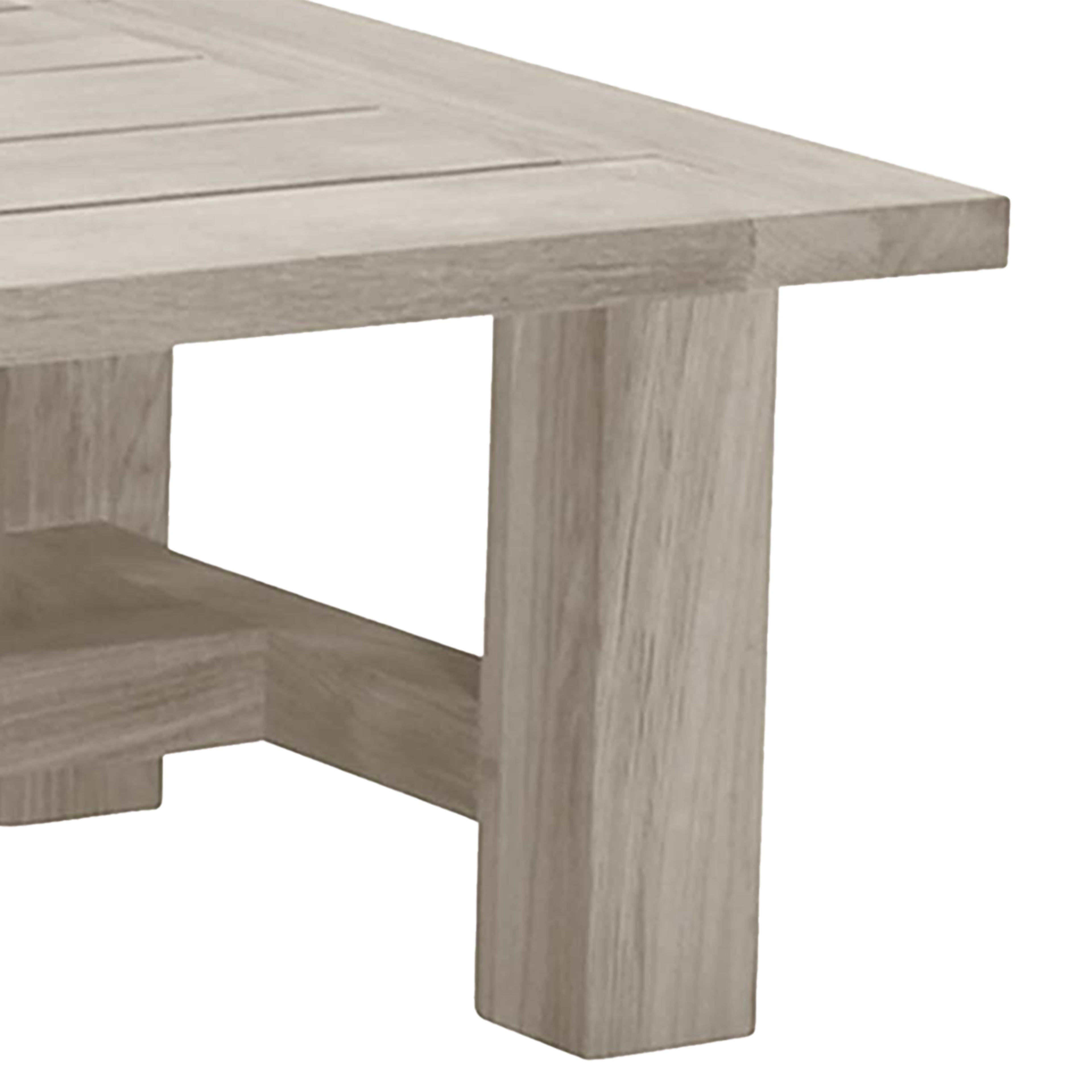 Croquet Rectangle Outdoor Slatted Coffee Table