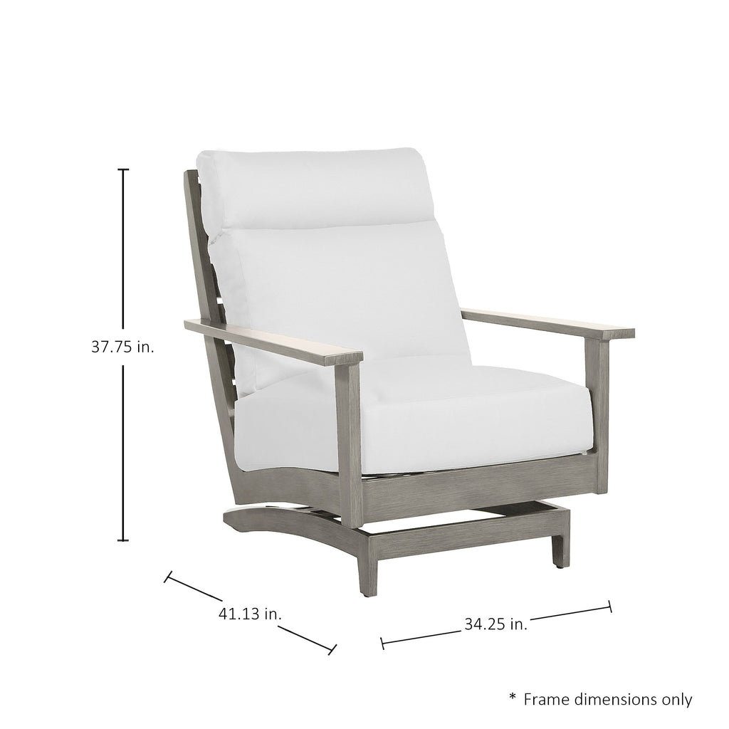 Kennebunkport Aluminum Spring Lounge Chair