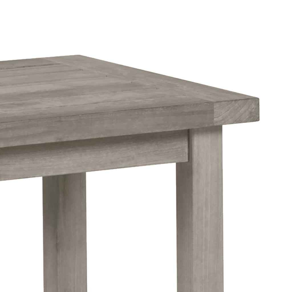 Club Teak 22.5" Square Outdoor End Table