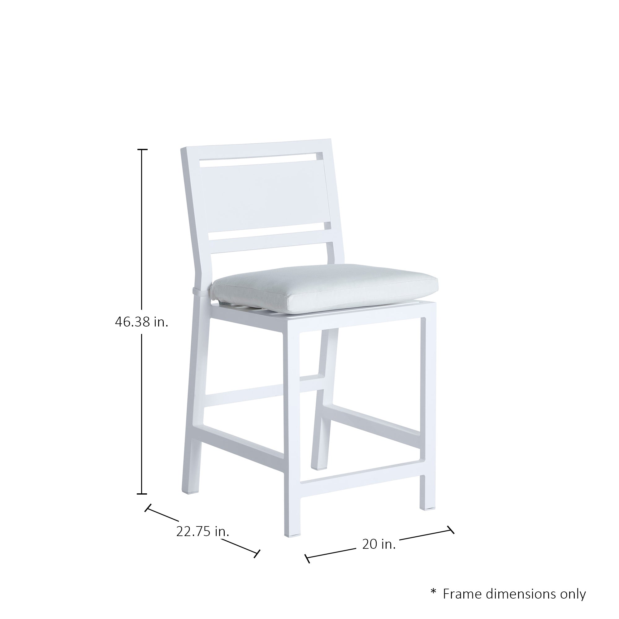 Avondale Aluminum Outdoor Counter Stool