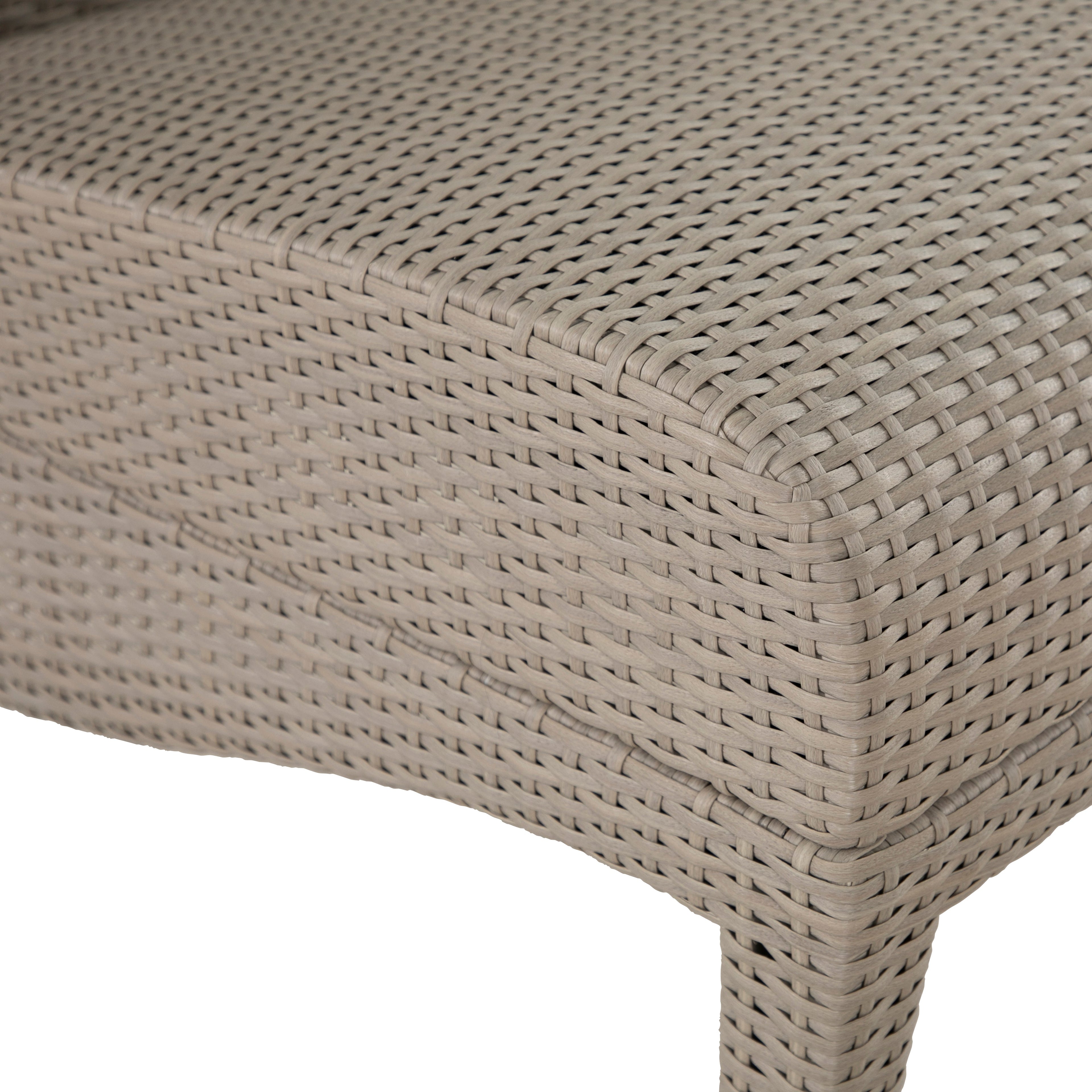 Athena Plus Wicker Outdoor Slipper Sectional Sofa